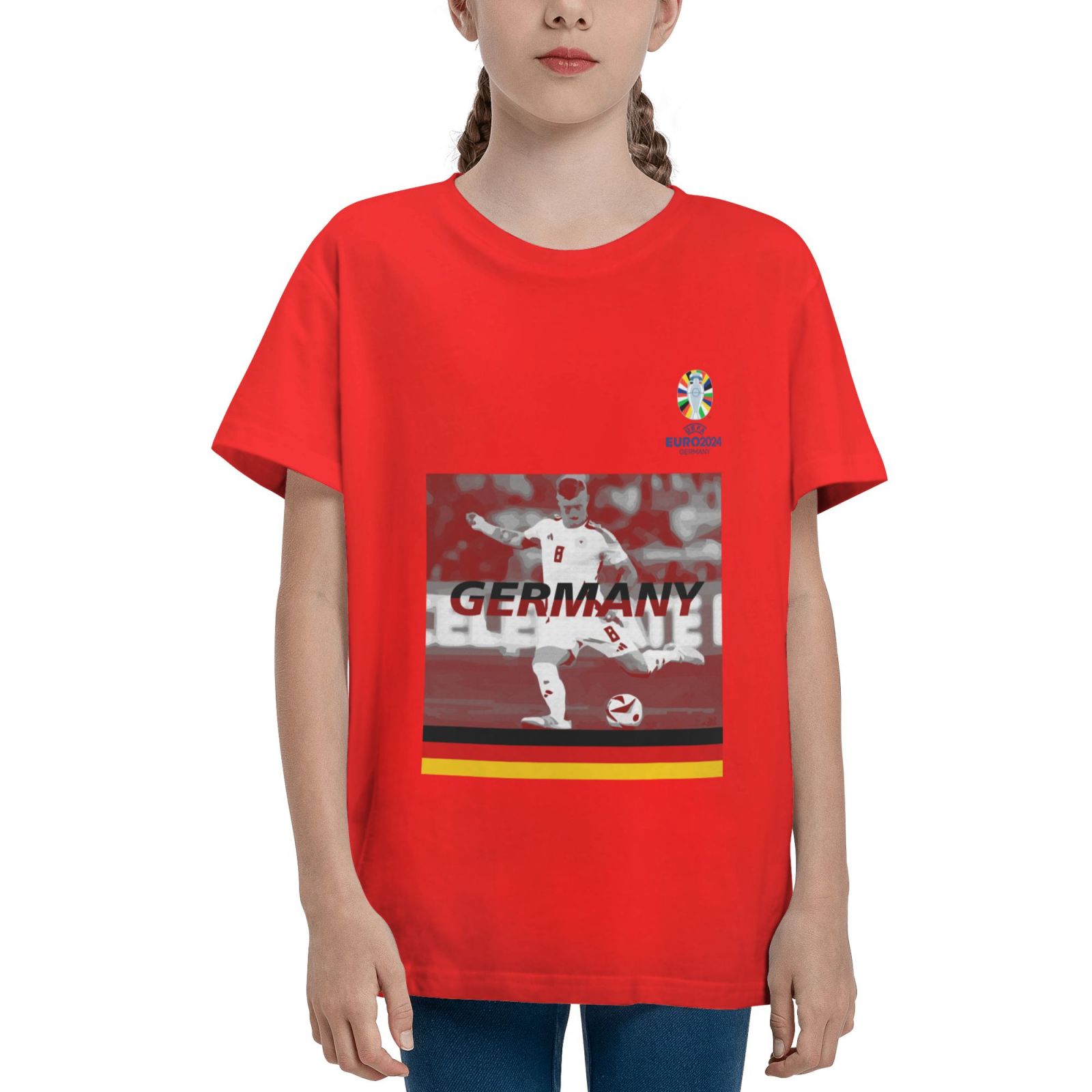 Kid's Germany EURO 2024 Teenage T-shirt TET1710