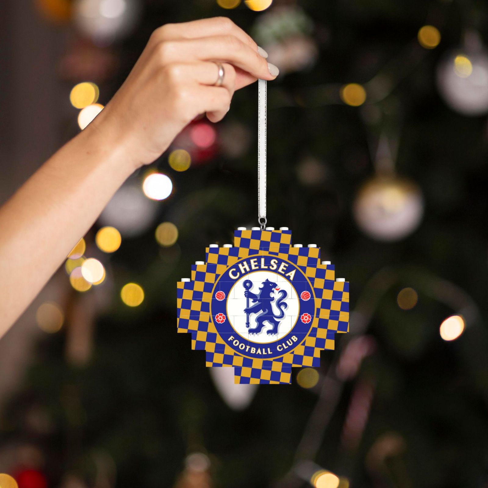 Chelsea Building Block Puzzle Ornament BBP2171