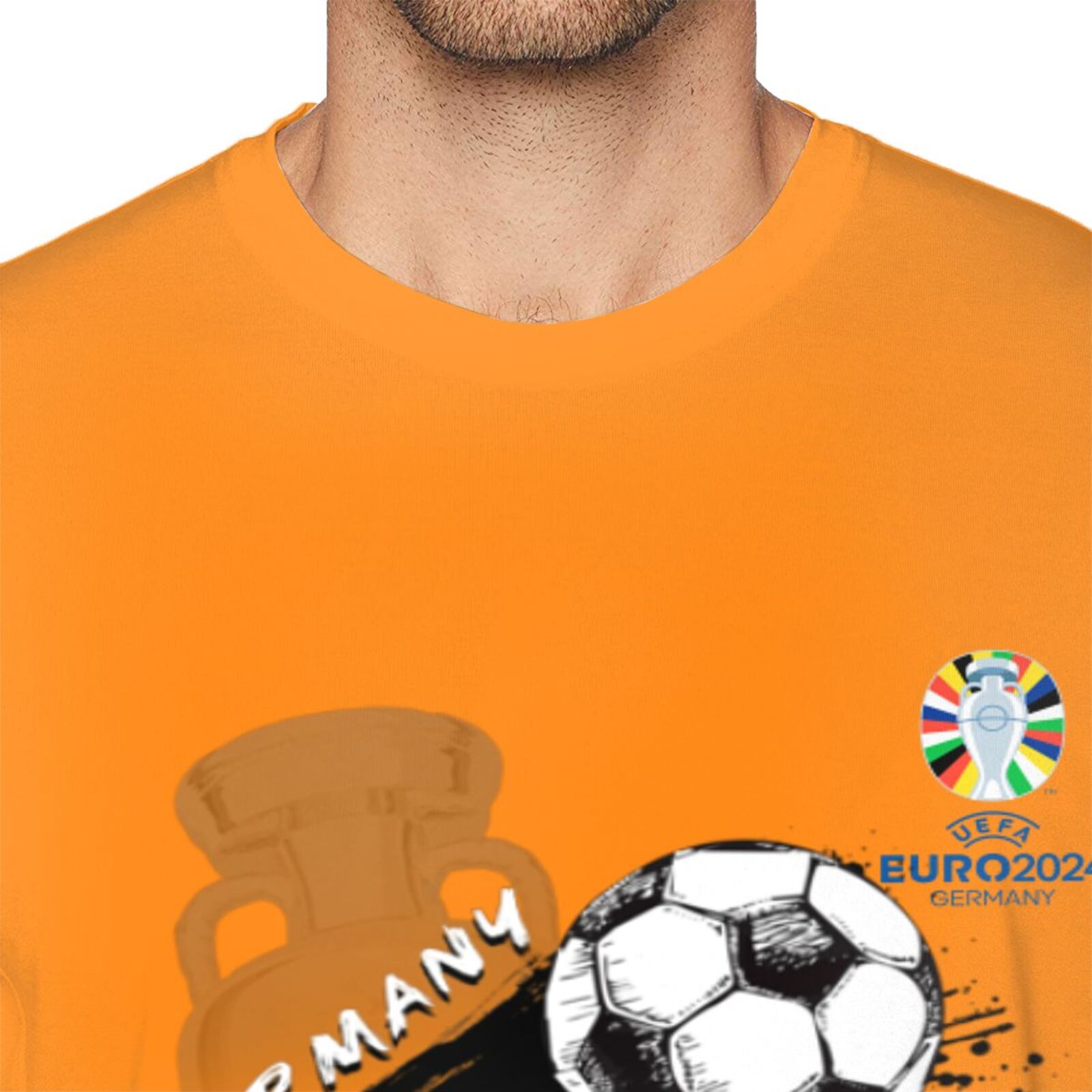 Men's Germany EURO 2024 Basic Short Sleeve T-Shirt BST1679