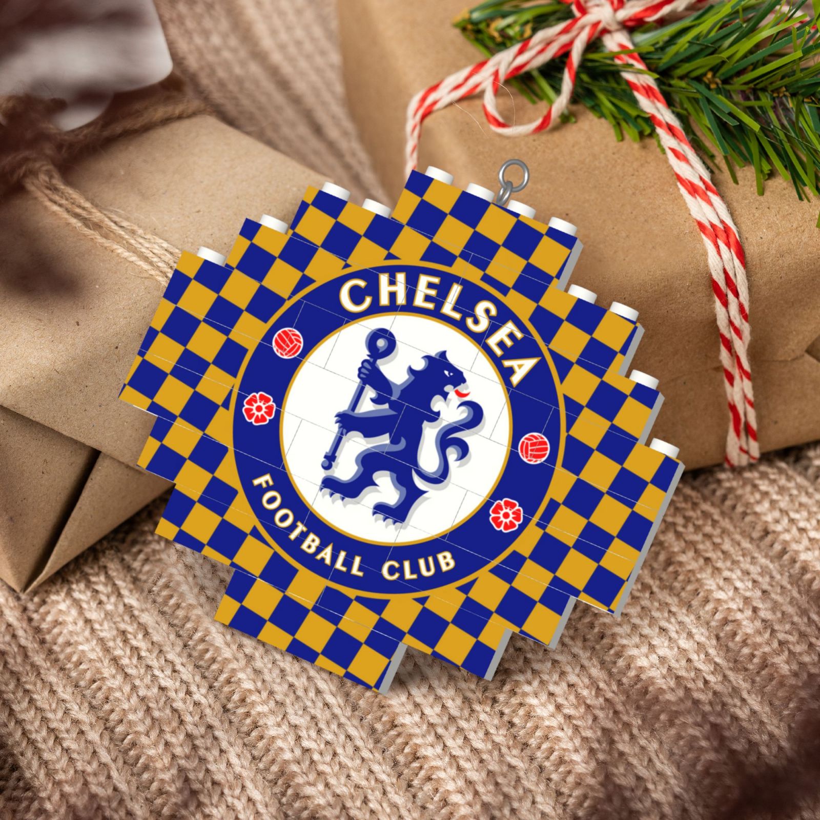 Chelsea Building Block Puzzle Ornament BBP2171