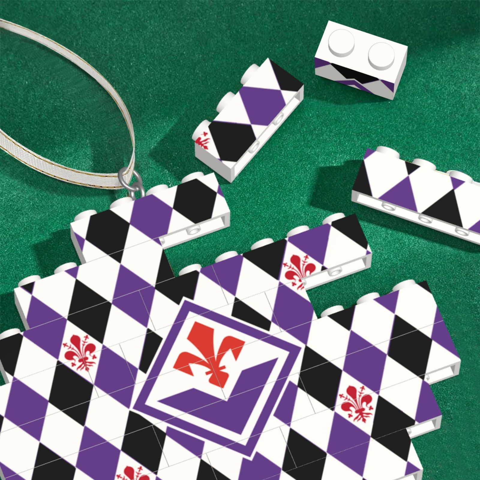 Fiorentina Building Block Puzzle Ornament BBP2031