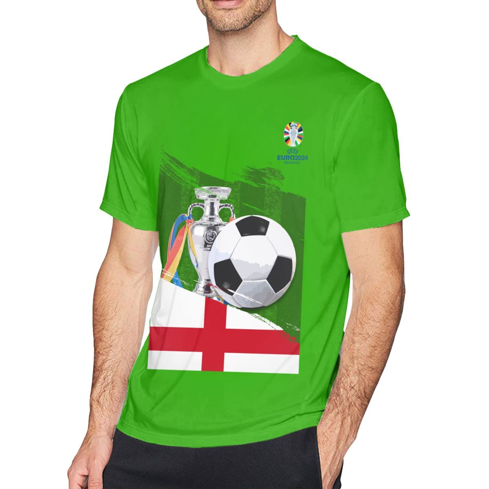 Men's England EURO 2024 Basic Short Sleeve T-Shirt BST1681