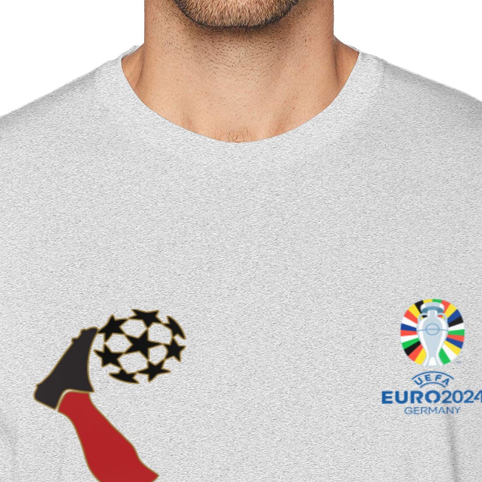 Men's Spain EURO 2024 Basic Short Sleeve T-Shirt BST1724