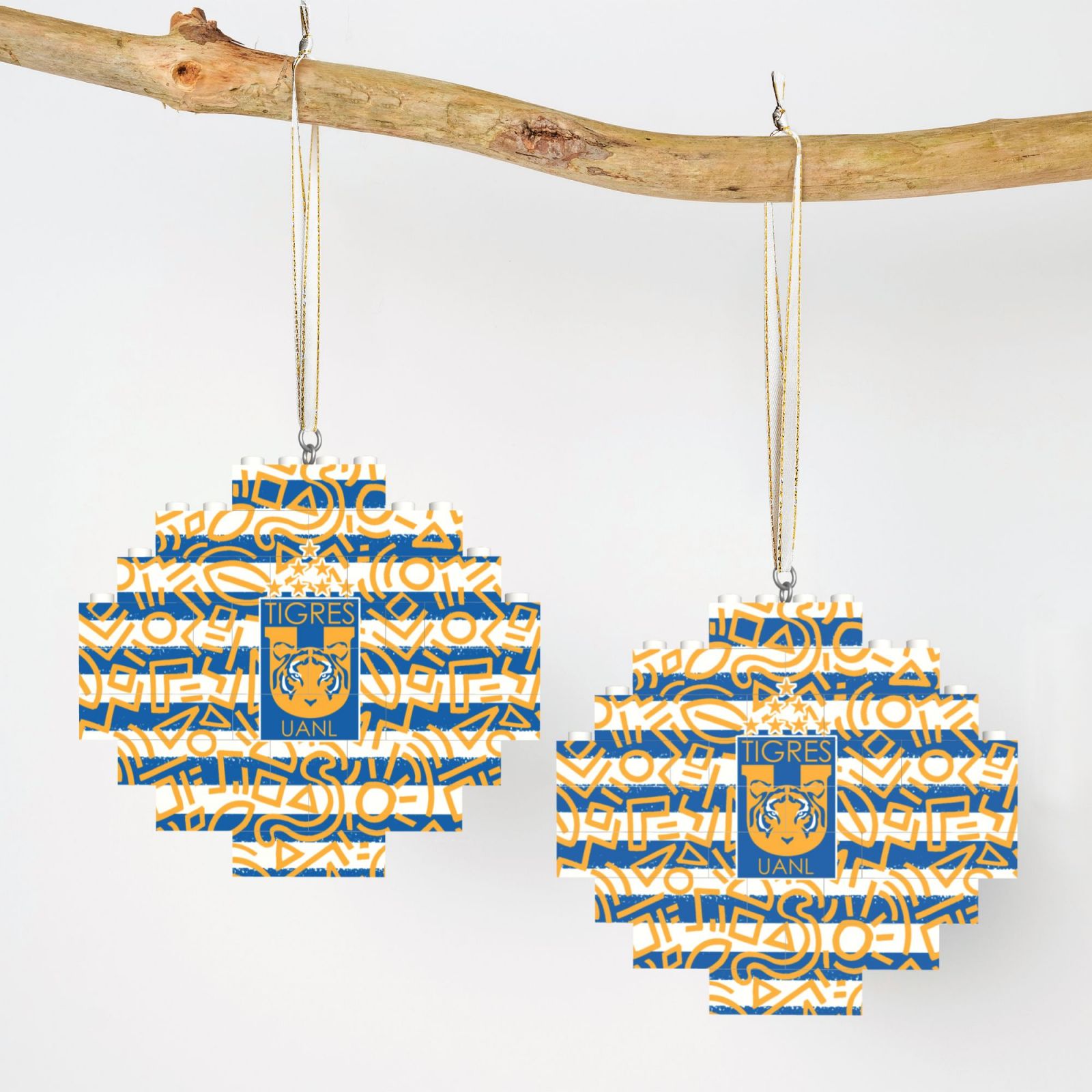 Tigres UANL Building Block Puzzle Ornament BBP2032