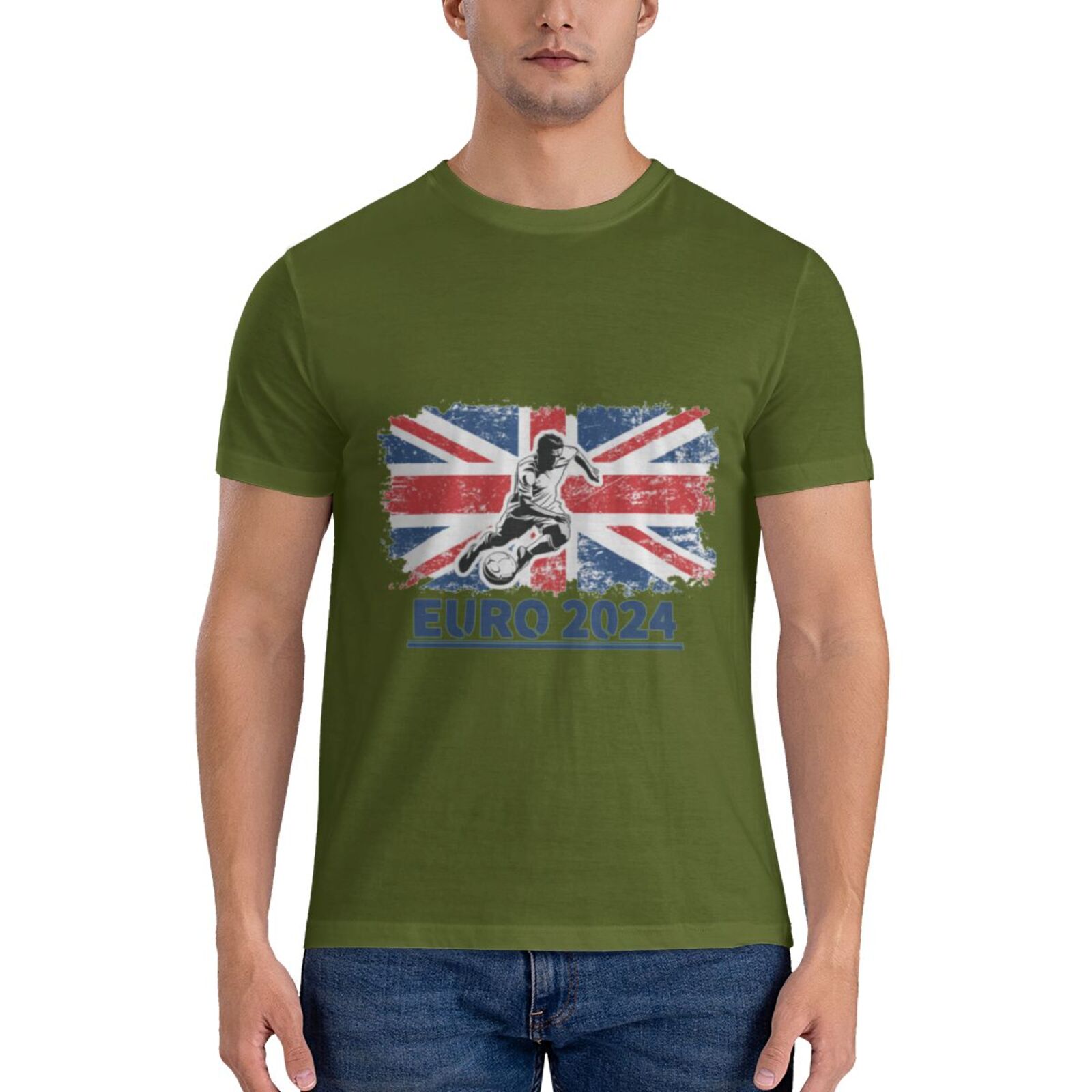 Men's England EURO 2024 Basic Short Sleeve T-Shirt BST1750