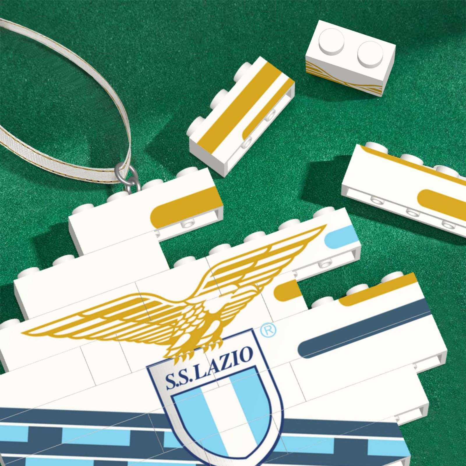 Lazio Building Block Puzzle Ornament BBP2194