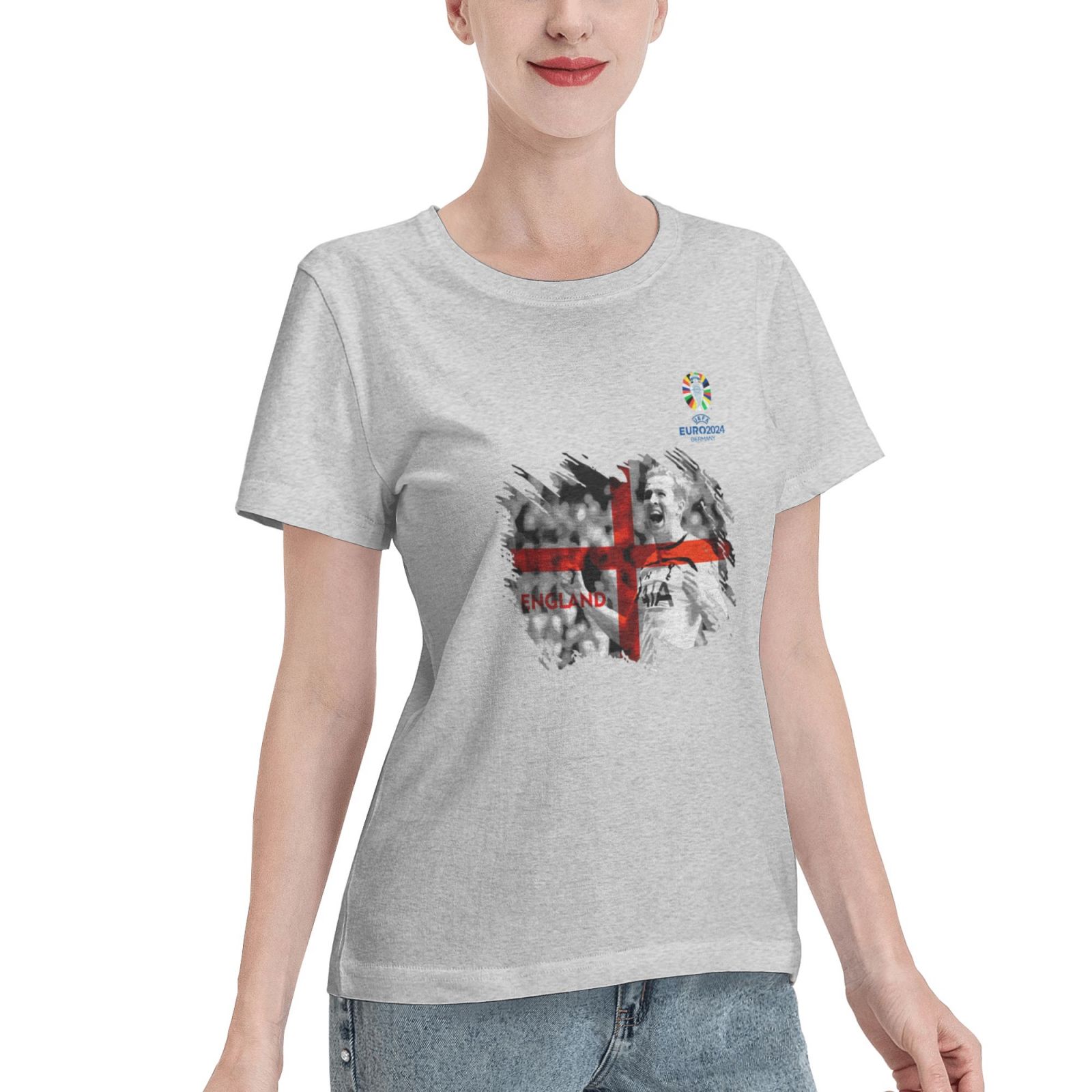 Woman's England EURO 2024 Basic Short Sleeve T-Shirt WBT1712