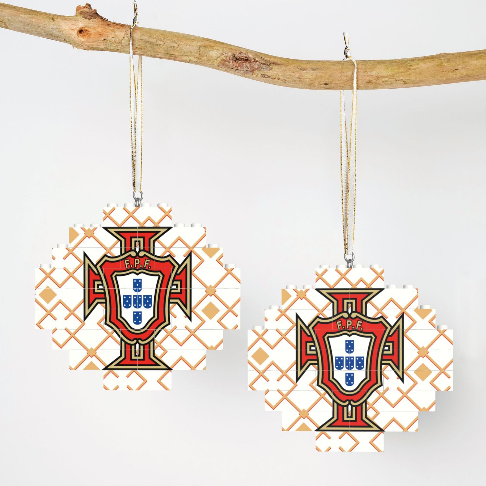 Portugal Building Block Puzzle Ornament BBP2178