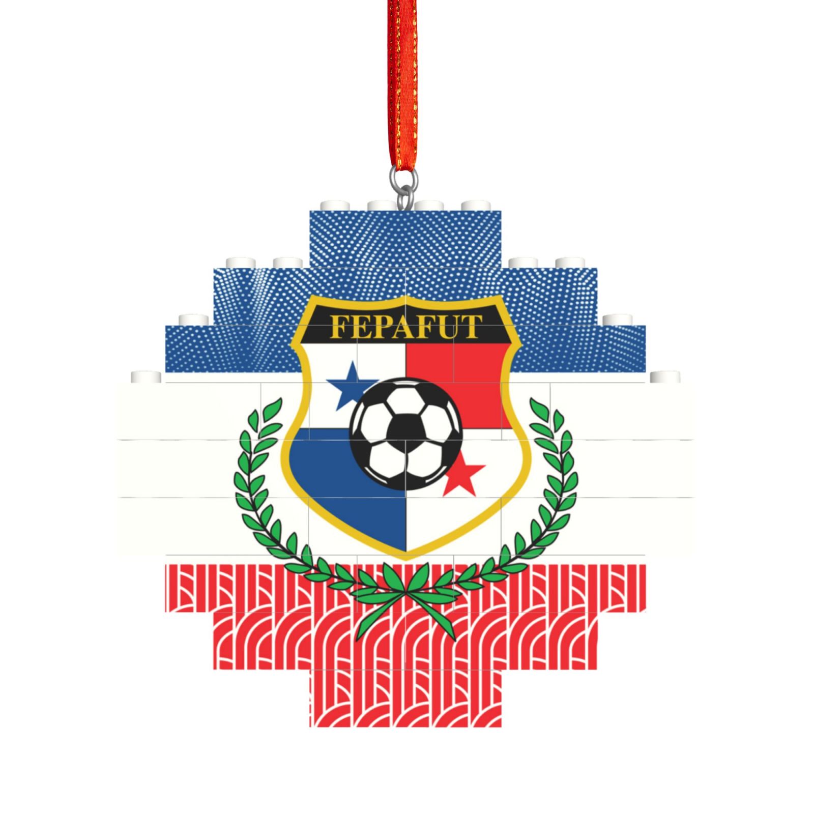 Panama Building Block Puzzle Ornament BBP2190