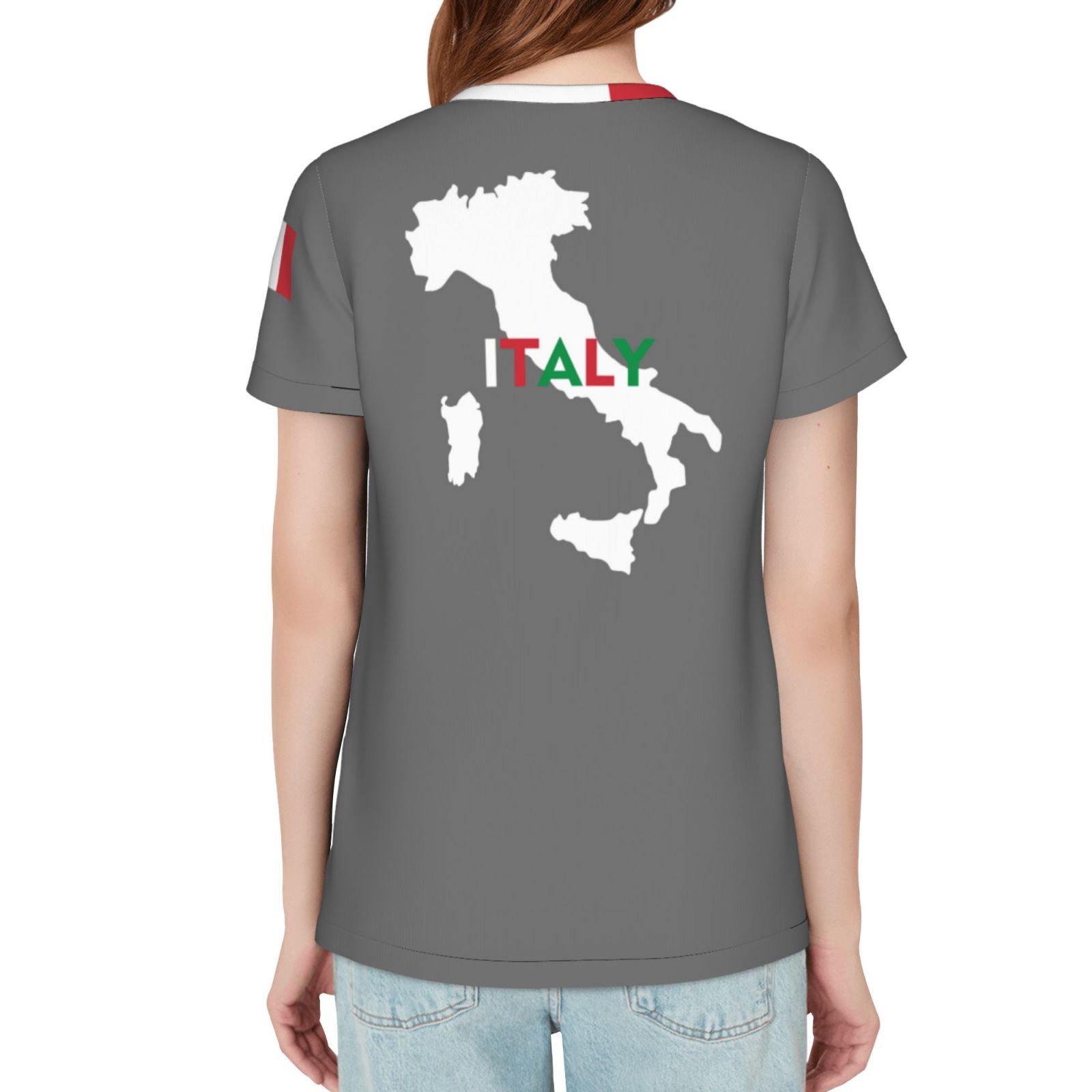 Women's Italy EURO 2024 Short Sleeve T-Shirt WST1688