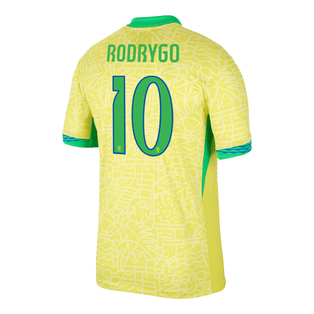 RODRYGO #10 Brazil Home Jersey Copa America 2024