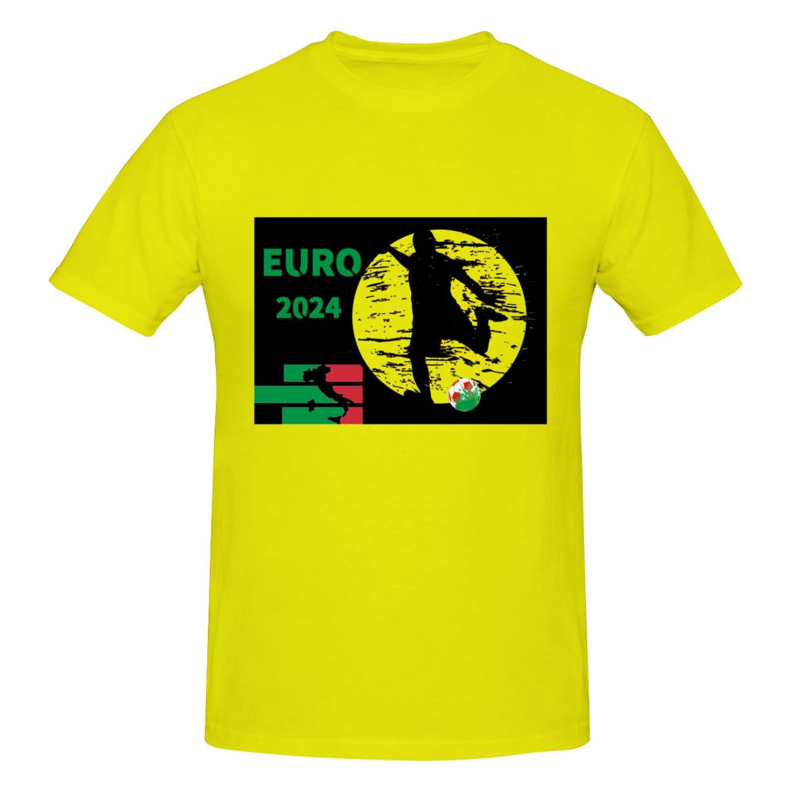 Men's Italy EURO 2024 Basic Short Sleeve T-Shirt BST1751