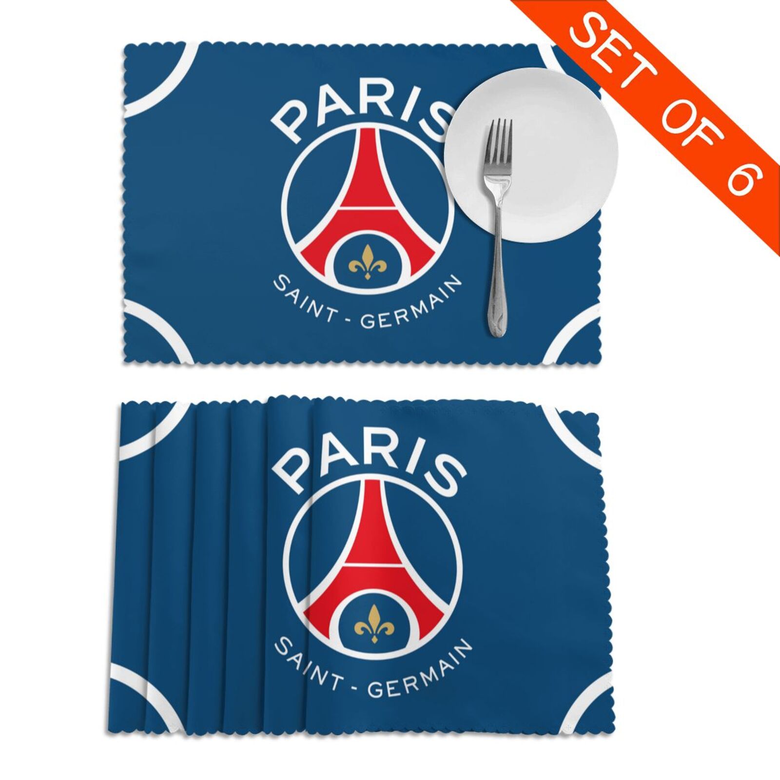 Paris Saint-Germain Placemat Set Of 6 PFD2081