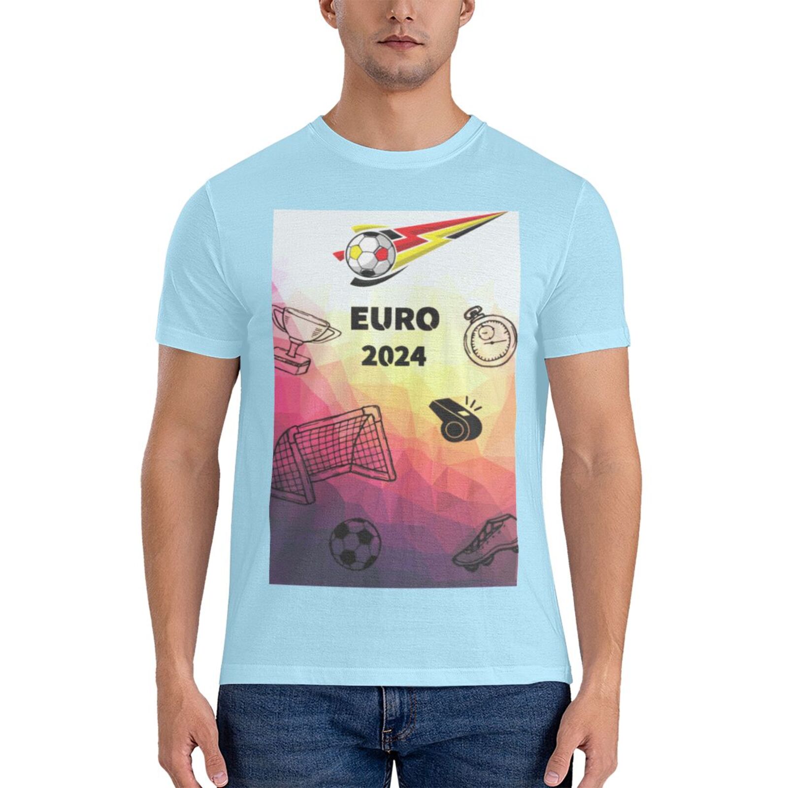 Men's Germany EURO 2024 Basic Short Sleeve T-Shirt BST1771