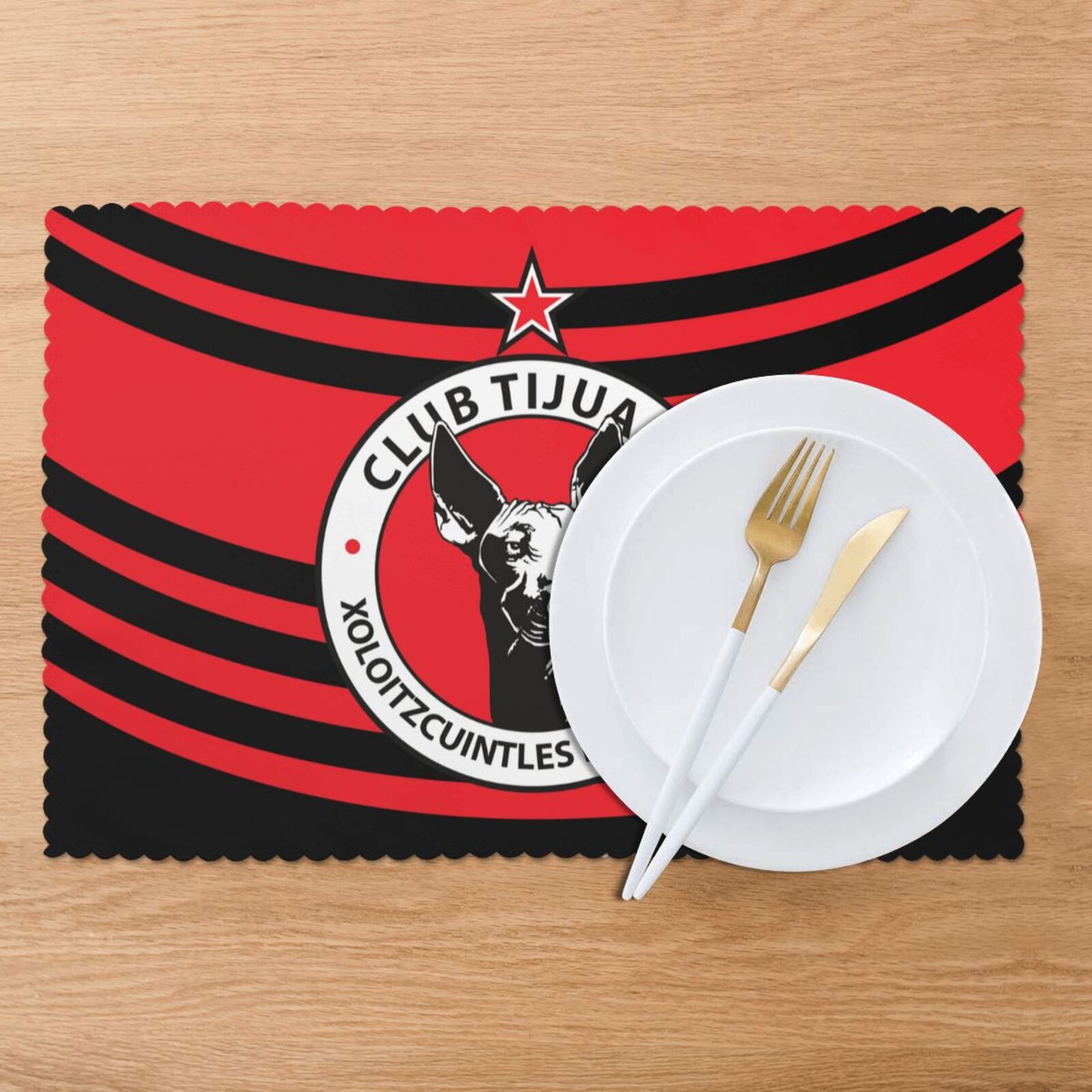 Xolos Tijuana Placemat Set Of 6 PFD2079