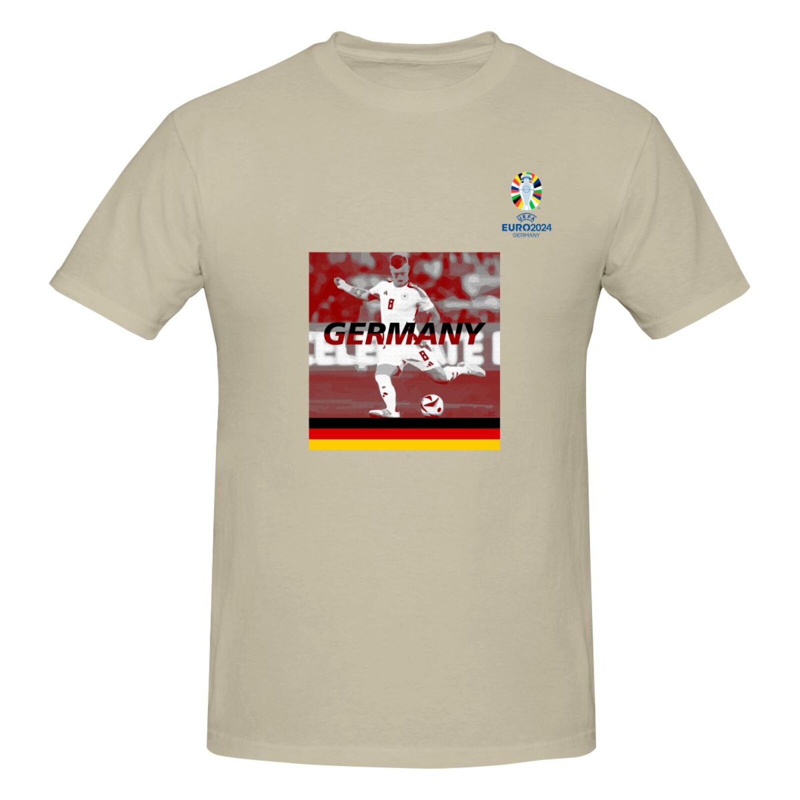 Men's Germany EURO 2024 Basic Short Sleeve T-Shirt BST1704