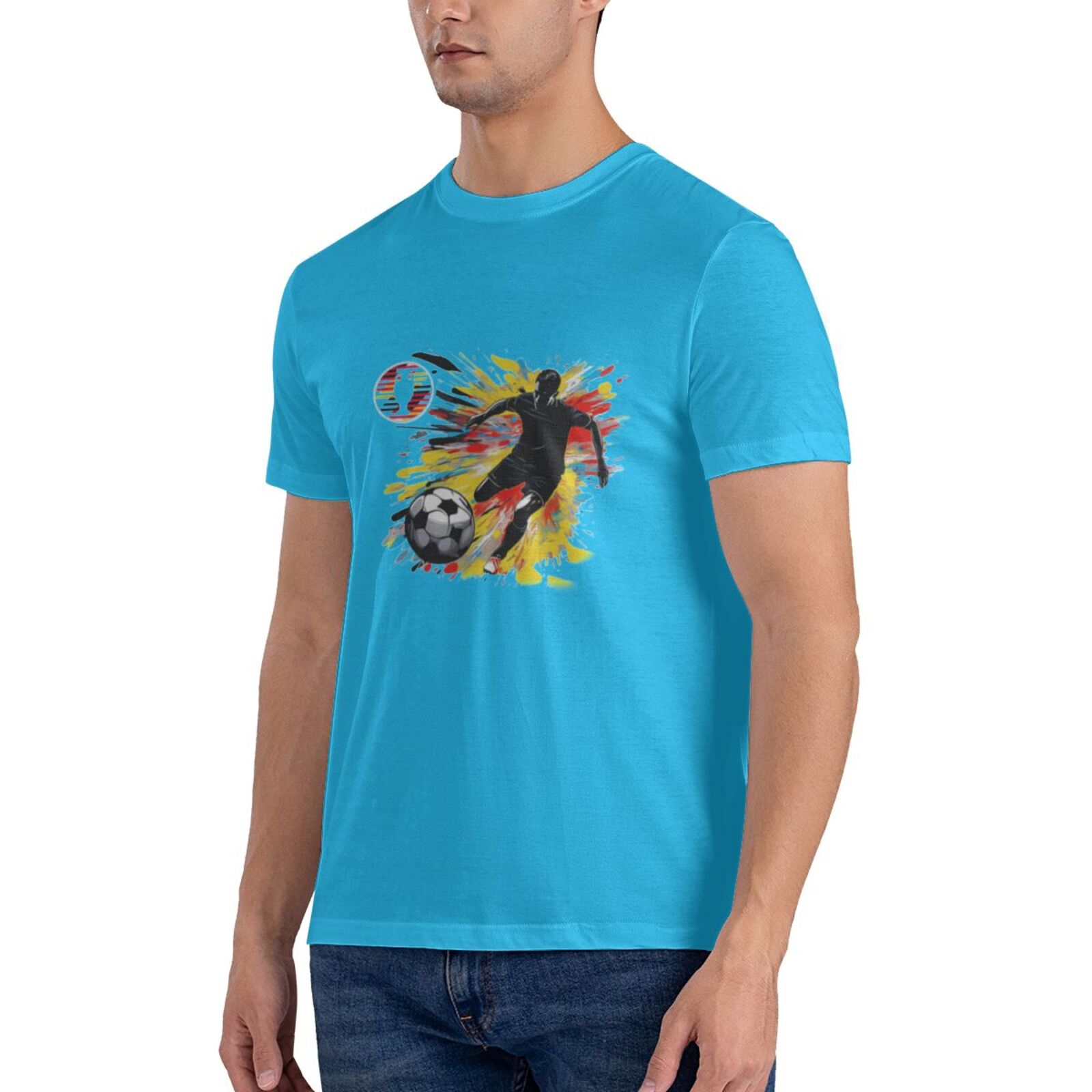 Men's Germany EURO 2024 Basic Short Sleeve T-Shirt BST1748