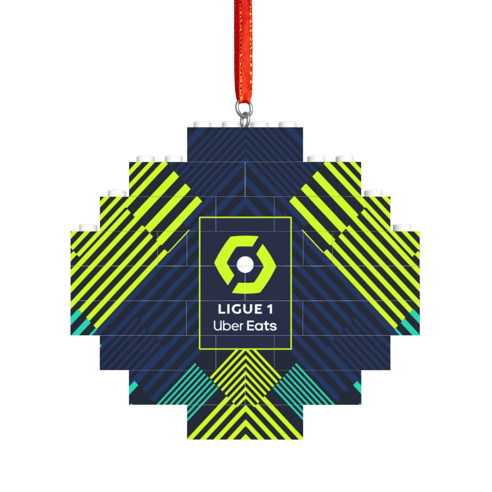 France Football League Building Block Puzzle Ornament BBP2034