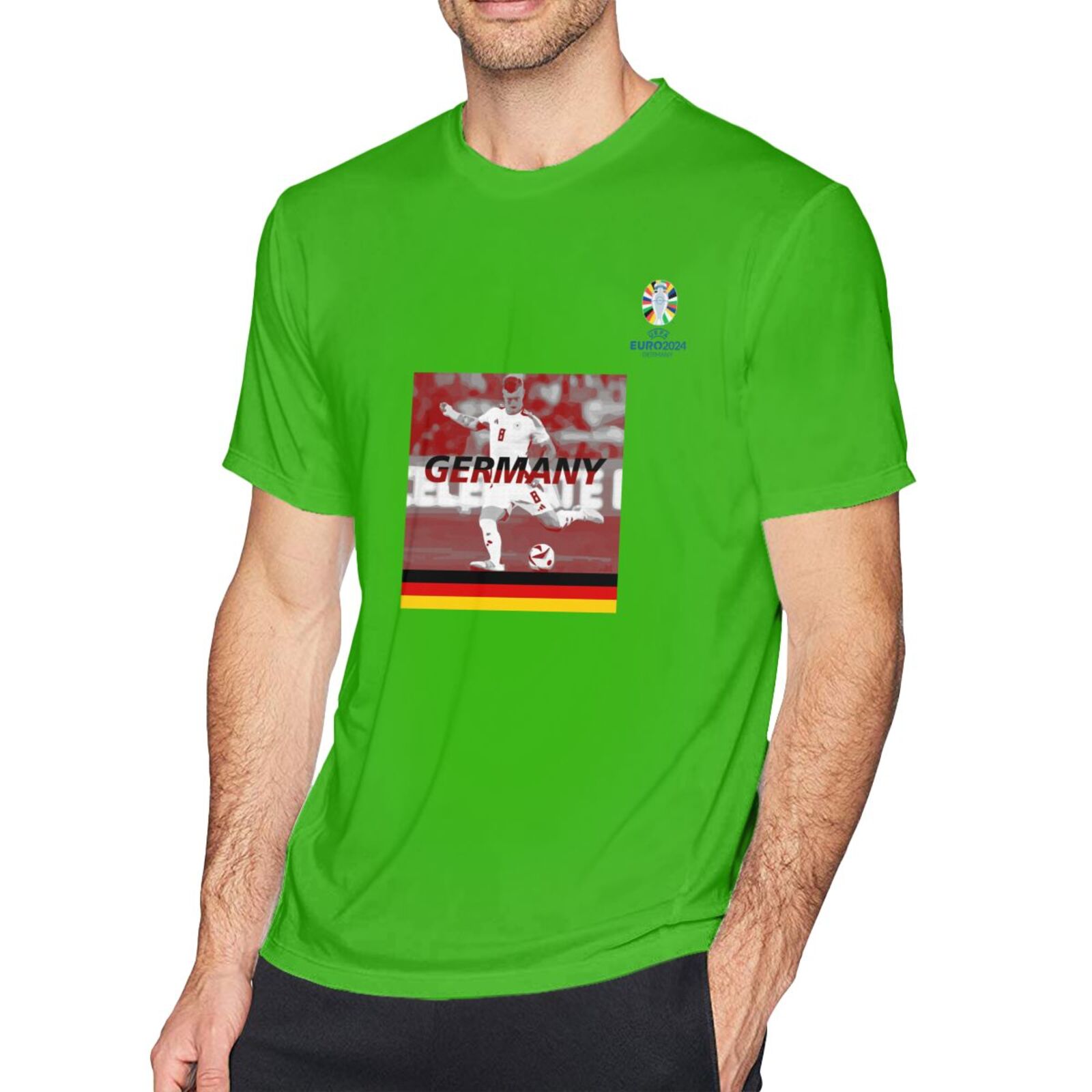 Men's Germany EURO 2024 Basic Short Sleeve T-Shirt BST1704