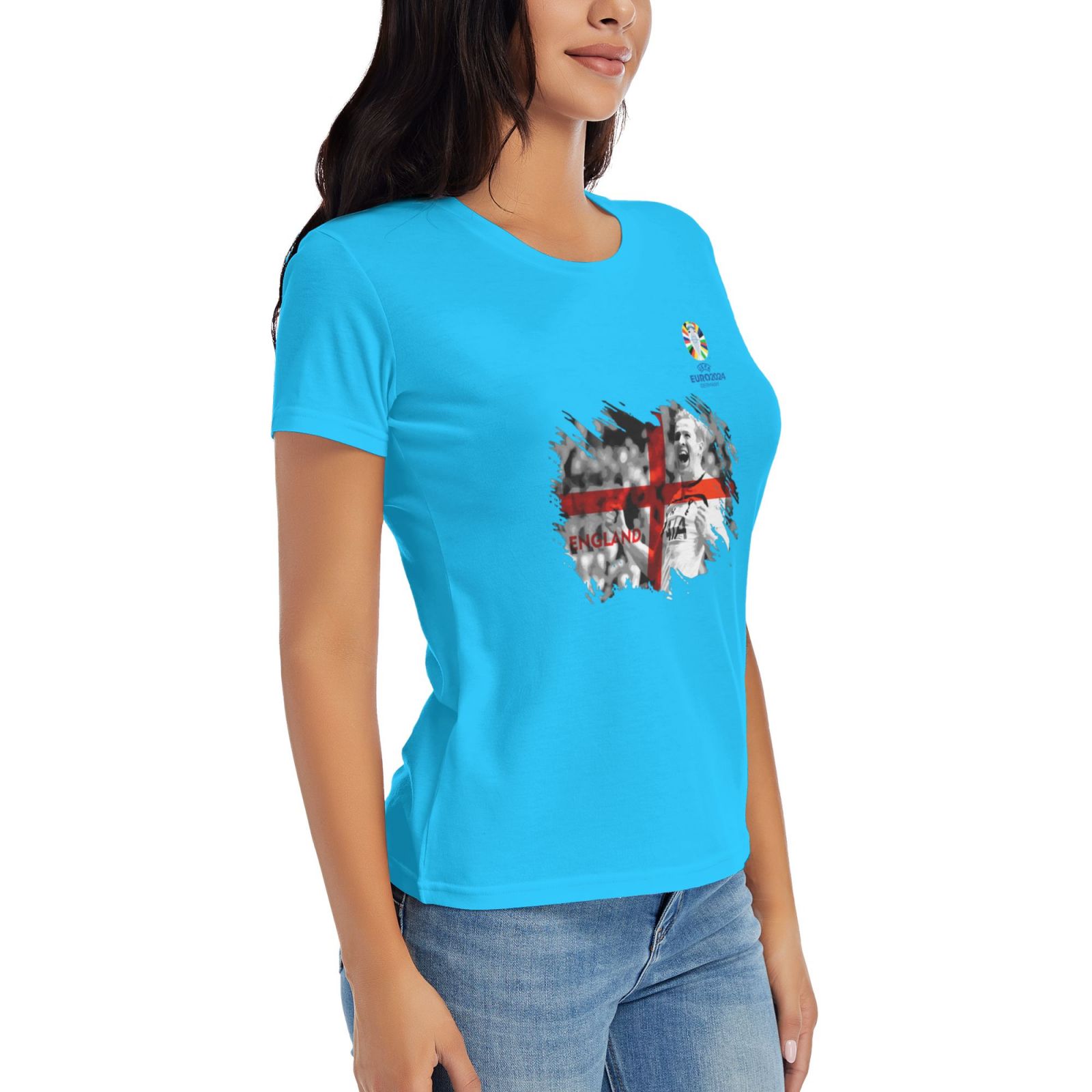 Woman's England EURO 2024 Basic Short Sleeve T-Shirt WBT1712