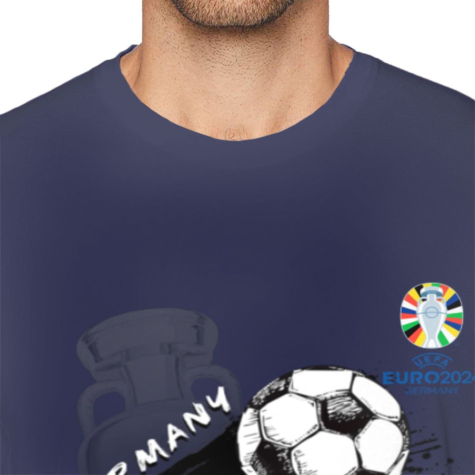 Men's Germany EURO 2024 Basic Short Sleeve T-Shirt BST1679