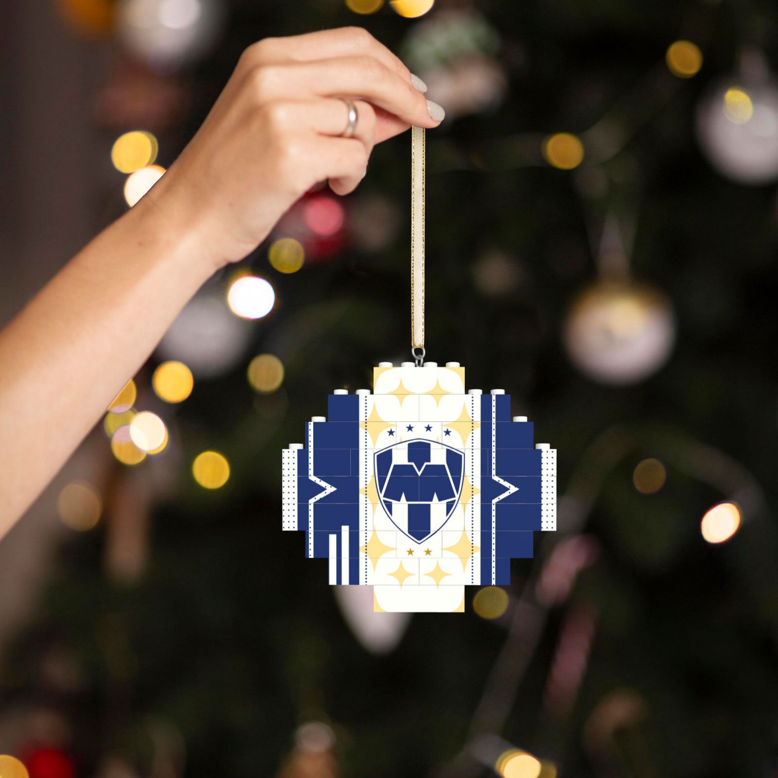 Monterrey Building Block Puzzle Ornament BBP2168