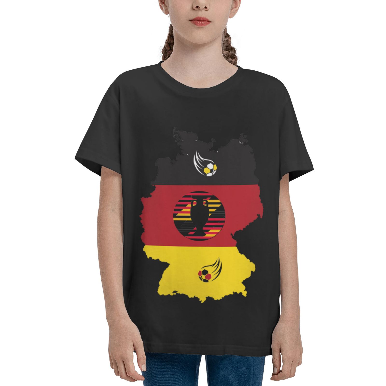 Kid's Germany EURO 2024 Teenage T-shirt TET1769