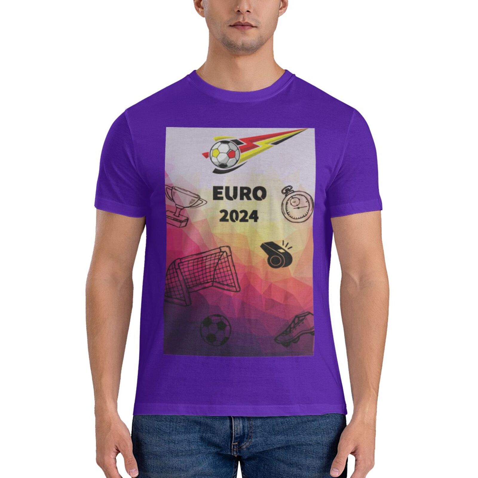 Men's Germany EURO 2024 Basic Short Sleeve T-Shirt BST1771