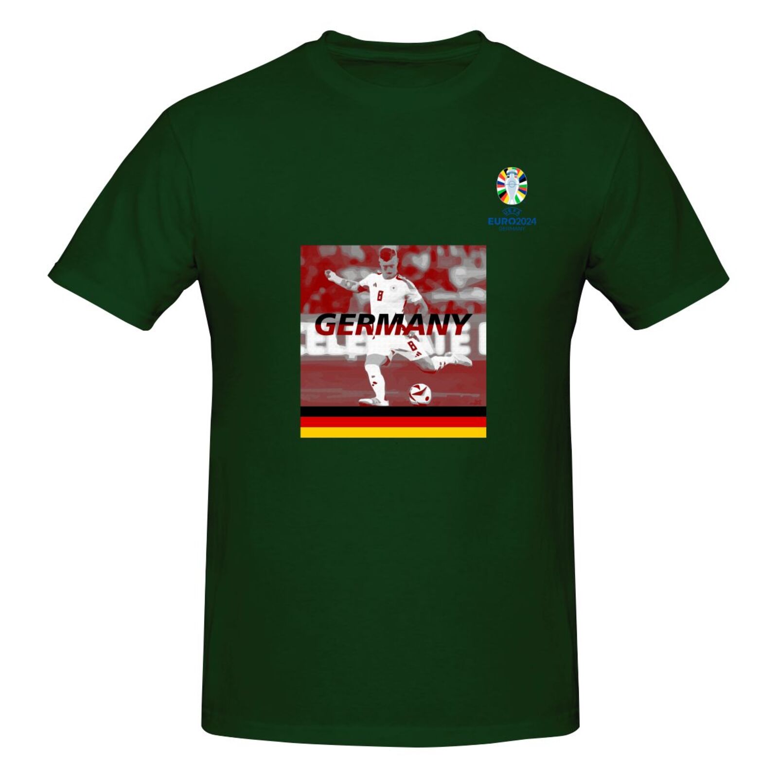 Men's Germany EURO 2024 Basic Short Sleeve T-Shirt BST1704