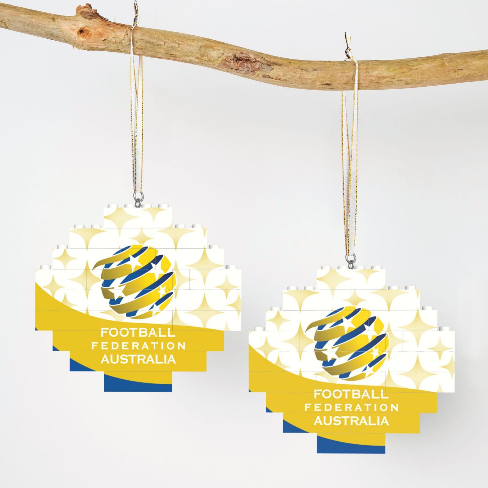 Australia Building Block Puzzle Ornament BBP2202