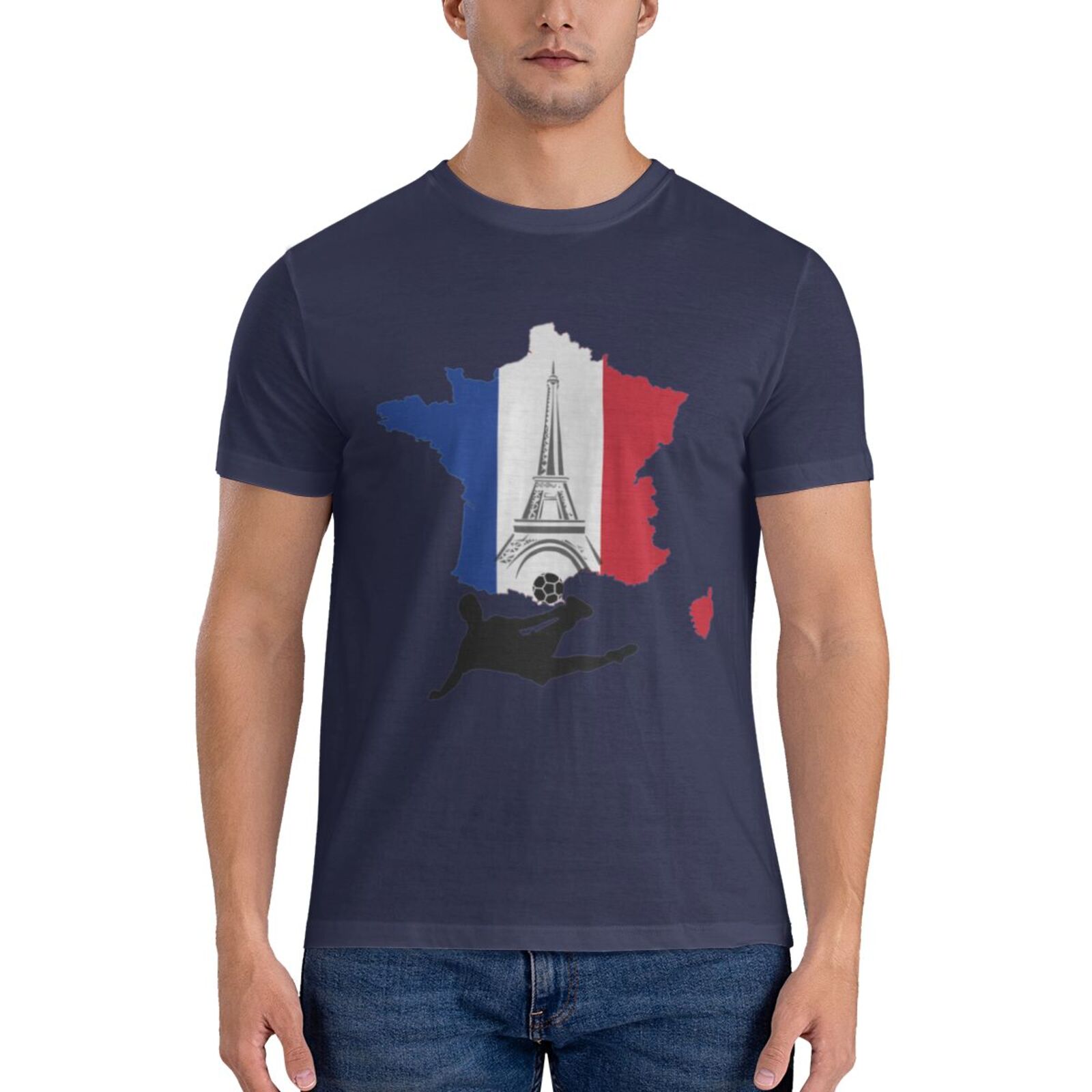 Men's France EURO 2024 Basic Short Sleeve T-Shirt BST1772