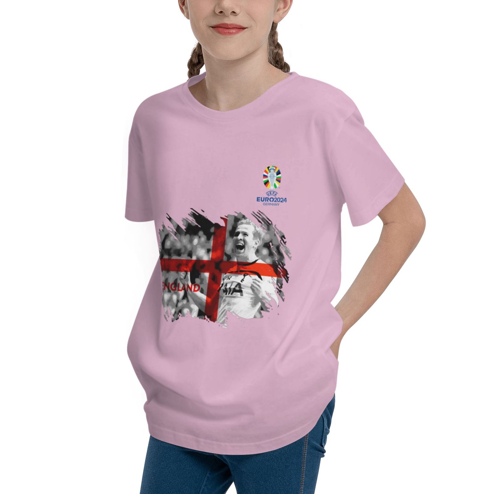 Kid's England EURO 2024 Teenage T-shirt TET1711