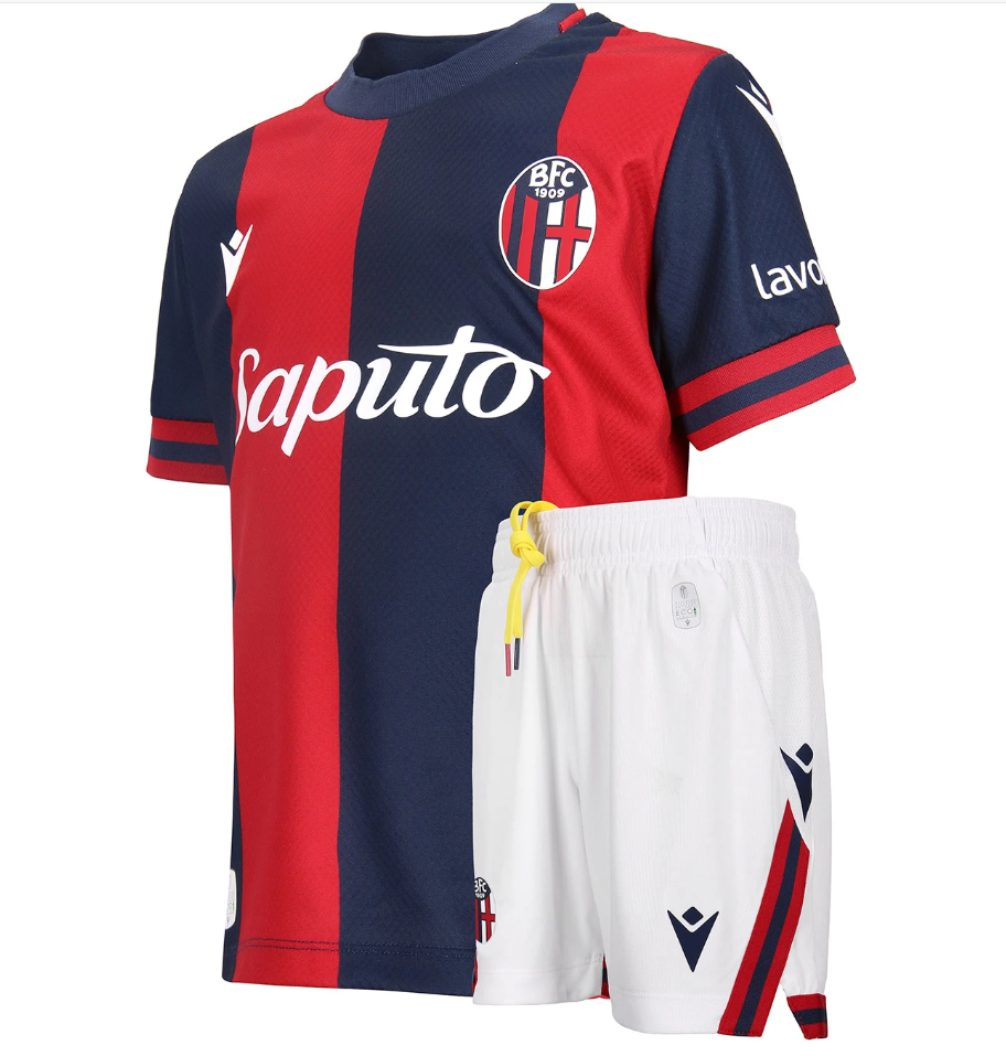 BOLOGNA FC HOME MINIKIT 2024/25 Jersey+Shorts