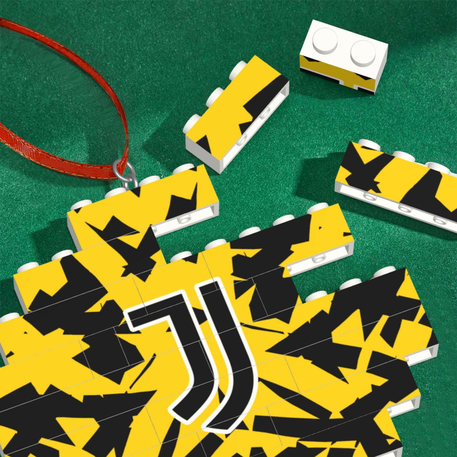 Juventus Building Block Puzzle Ornament BBP2035