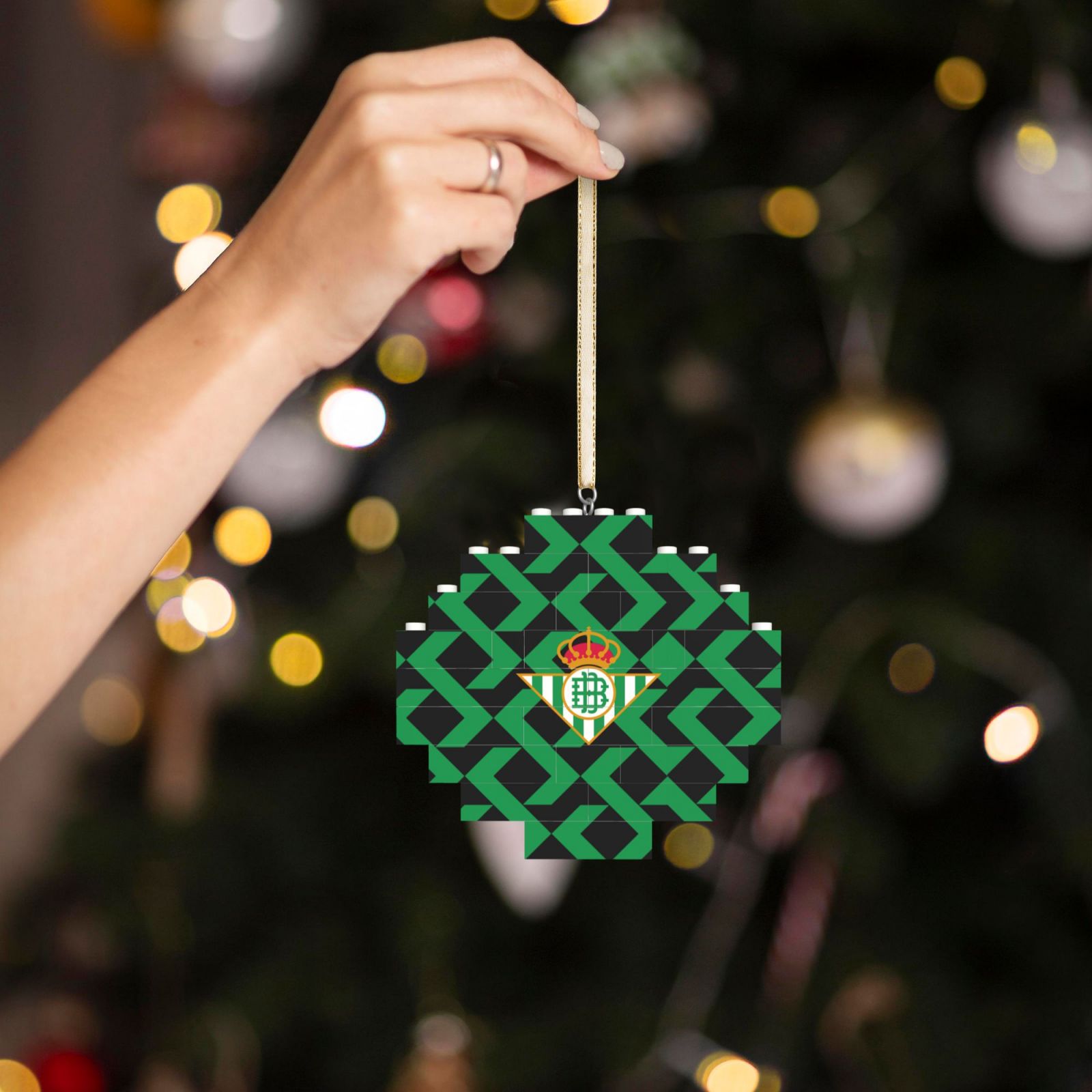 Real Betis Building Block Puzzle Ornament BBP2004