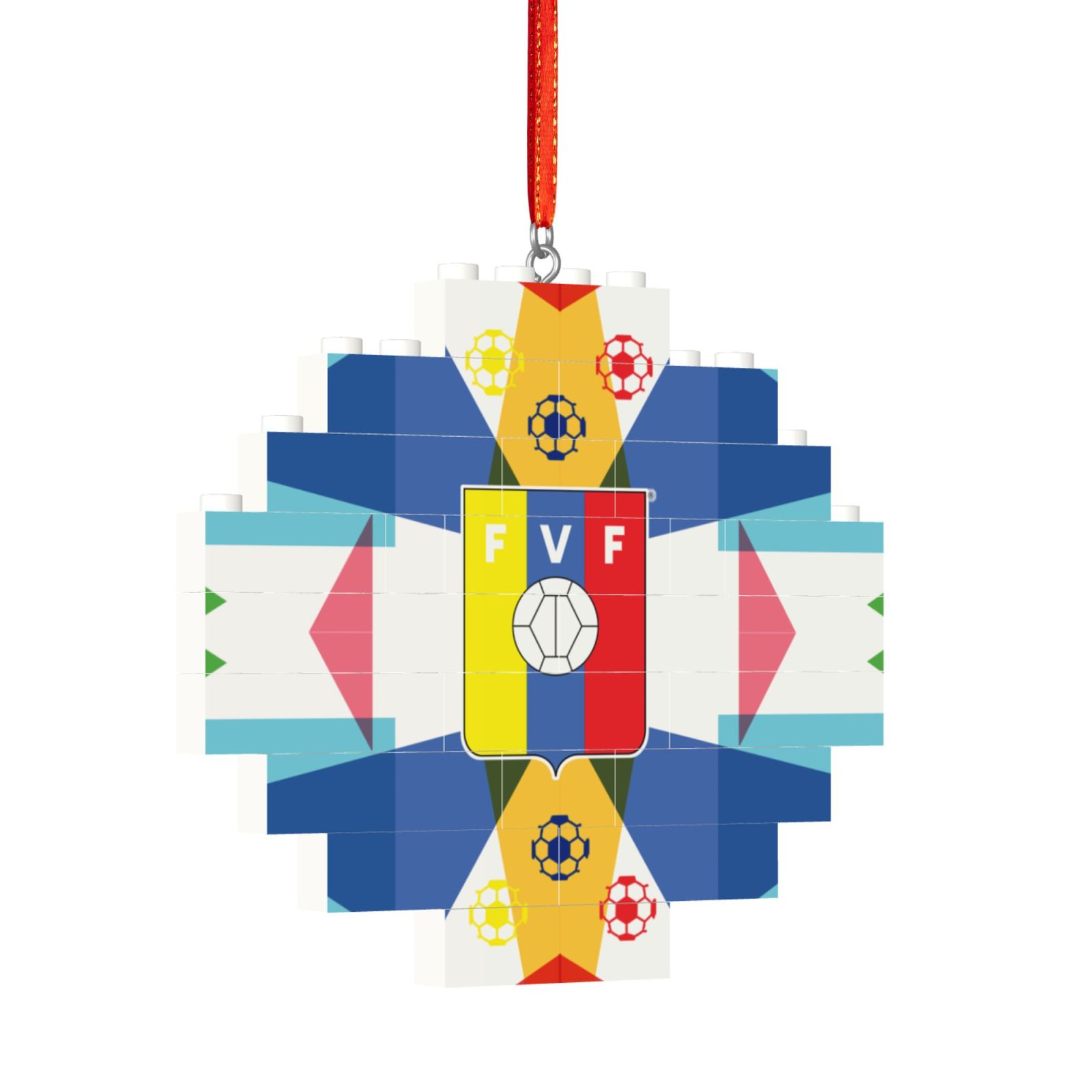 Venezuela Building Block Puzzle Ornament BBP2037