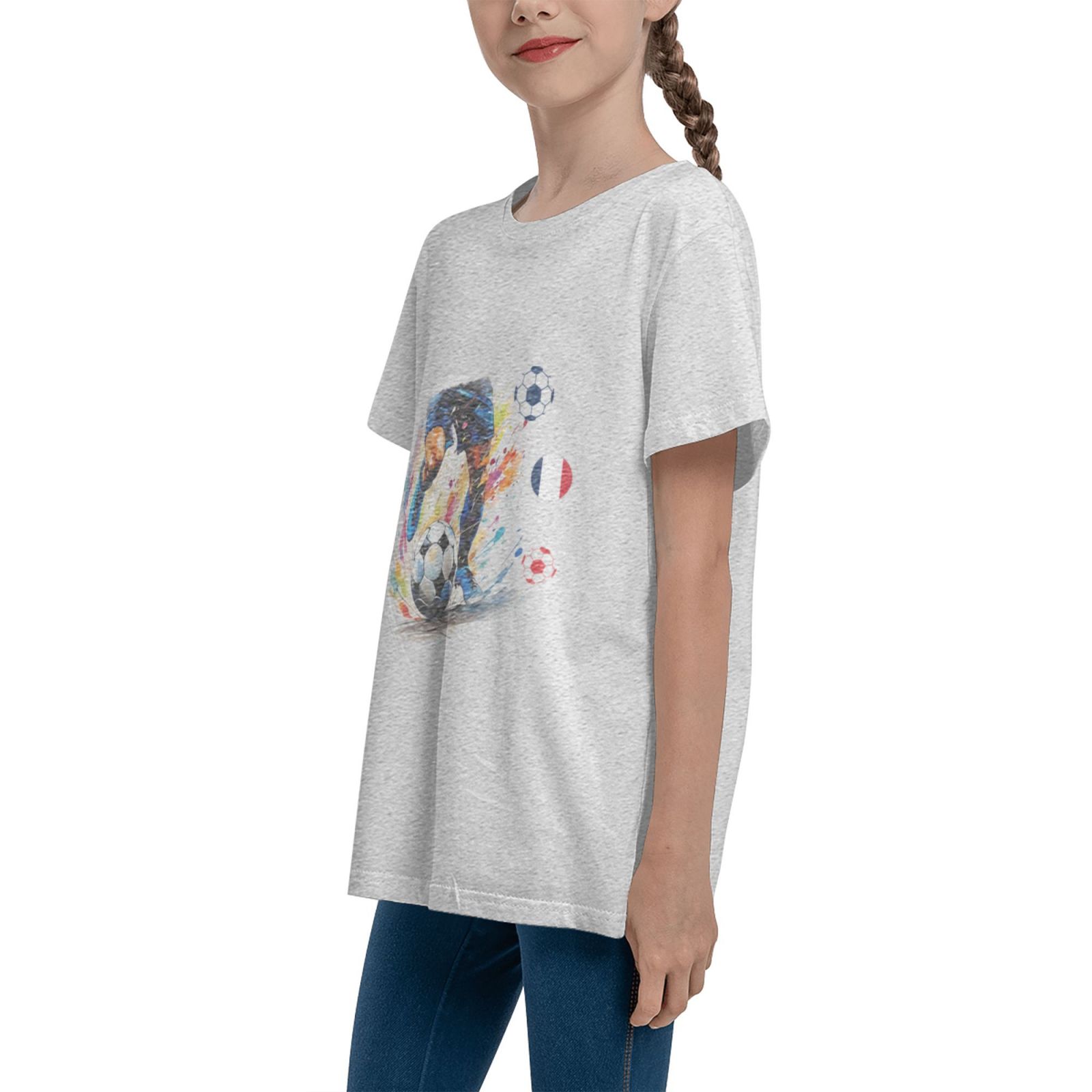 Kid's France EURO 2024 Teenage T-shirt TET1755