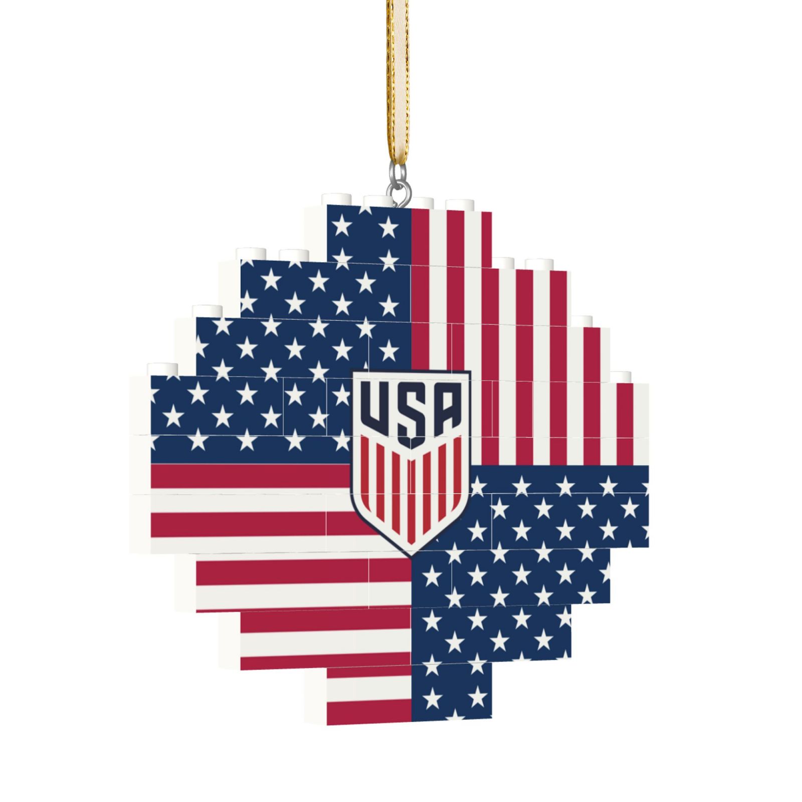 USMNT Building Block Puzzle Ornament BBP2029