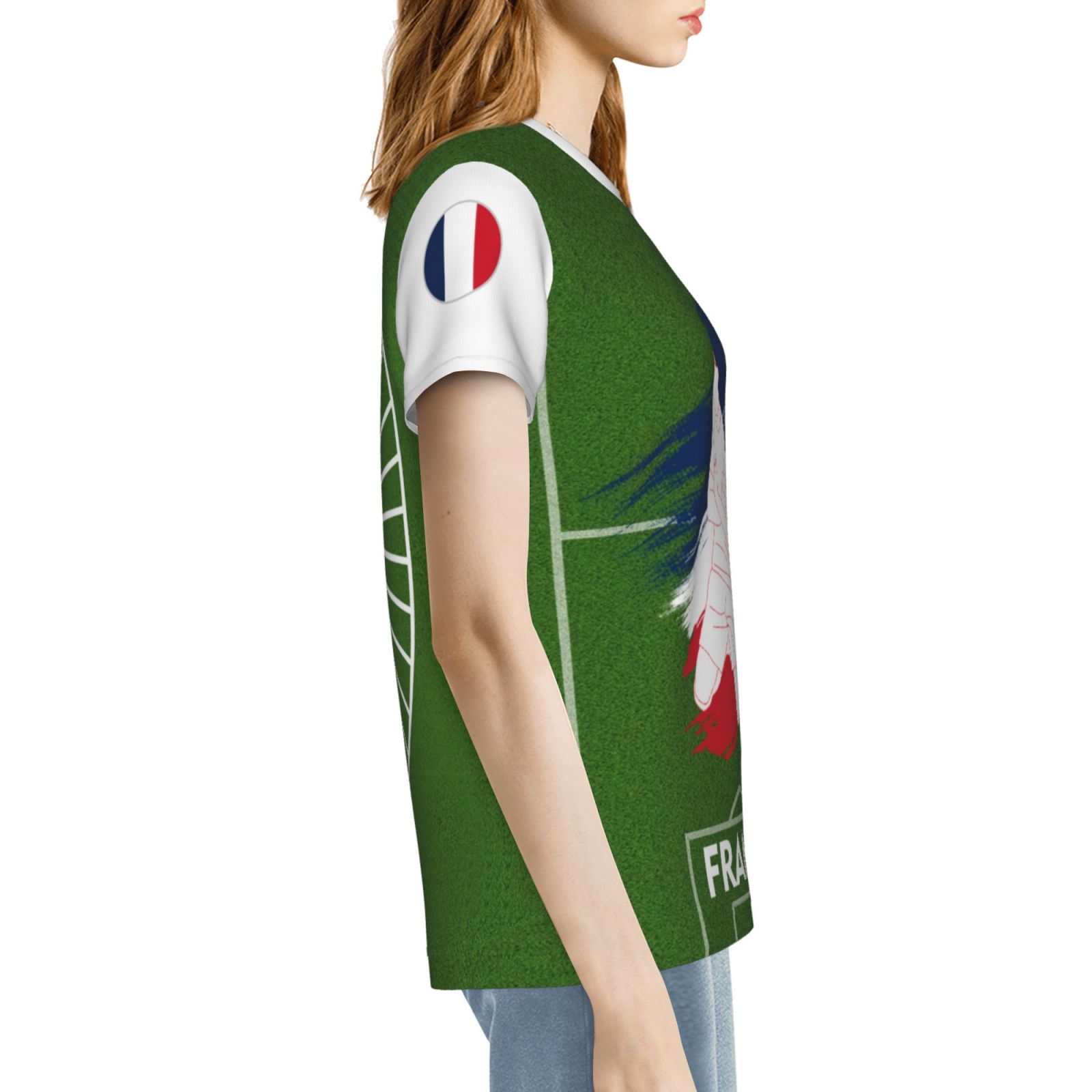 Women's France EURO 2024 Short Sleeve T-Shirt WST1702
