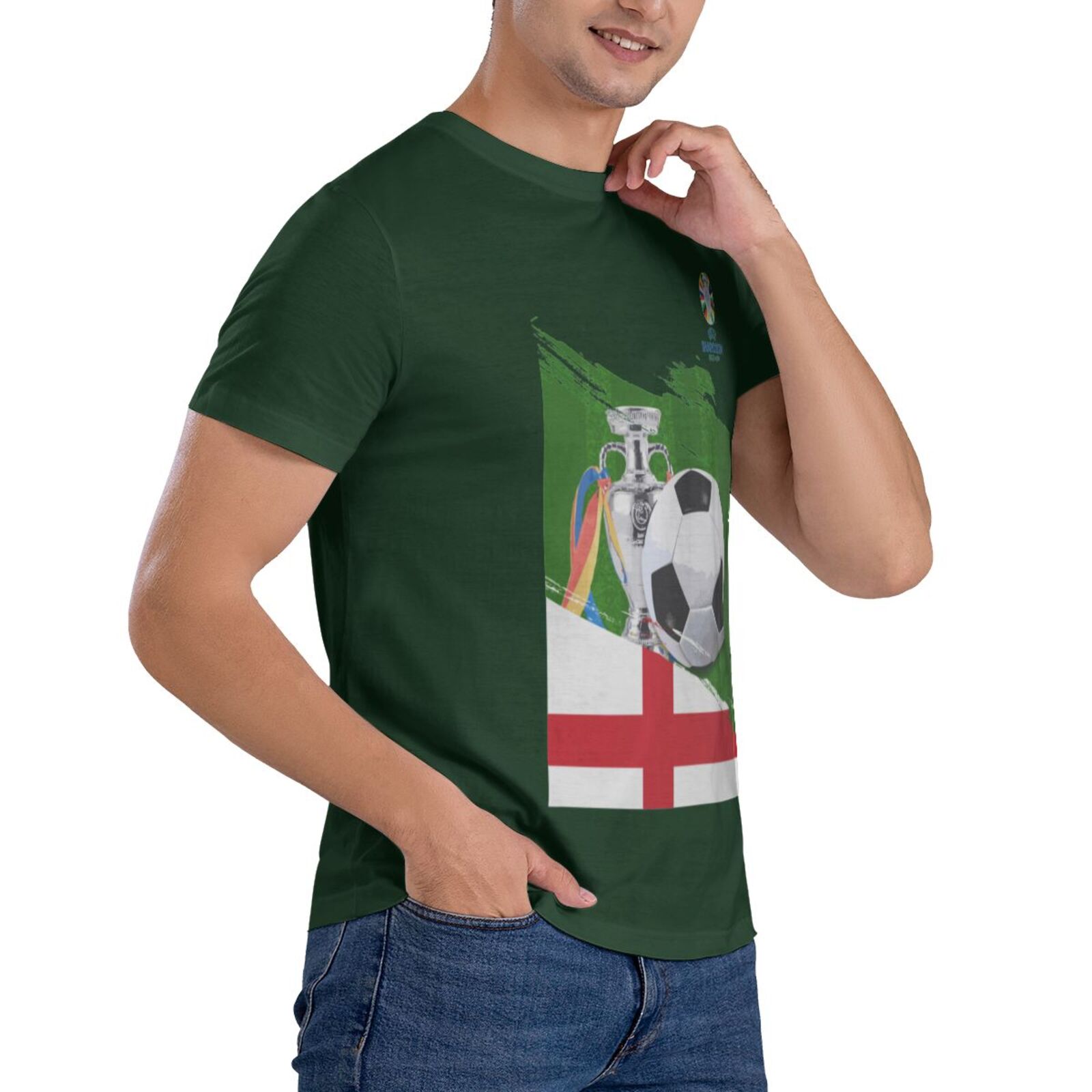 Men's England EURO 2024 Basic Short Sleeve T-Shirt BST1681