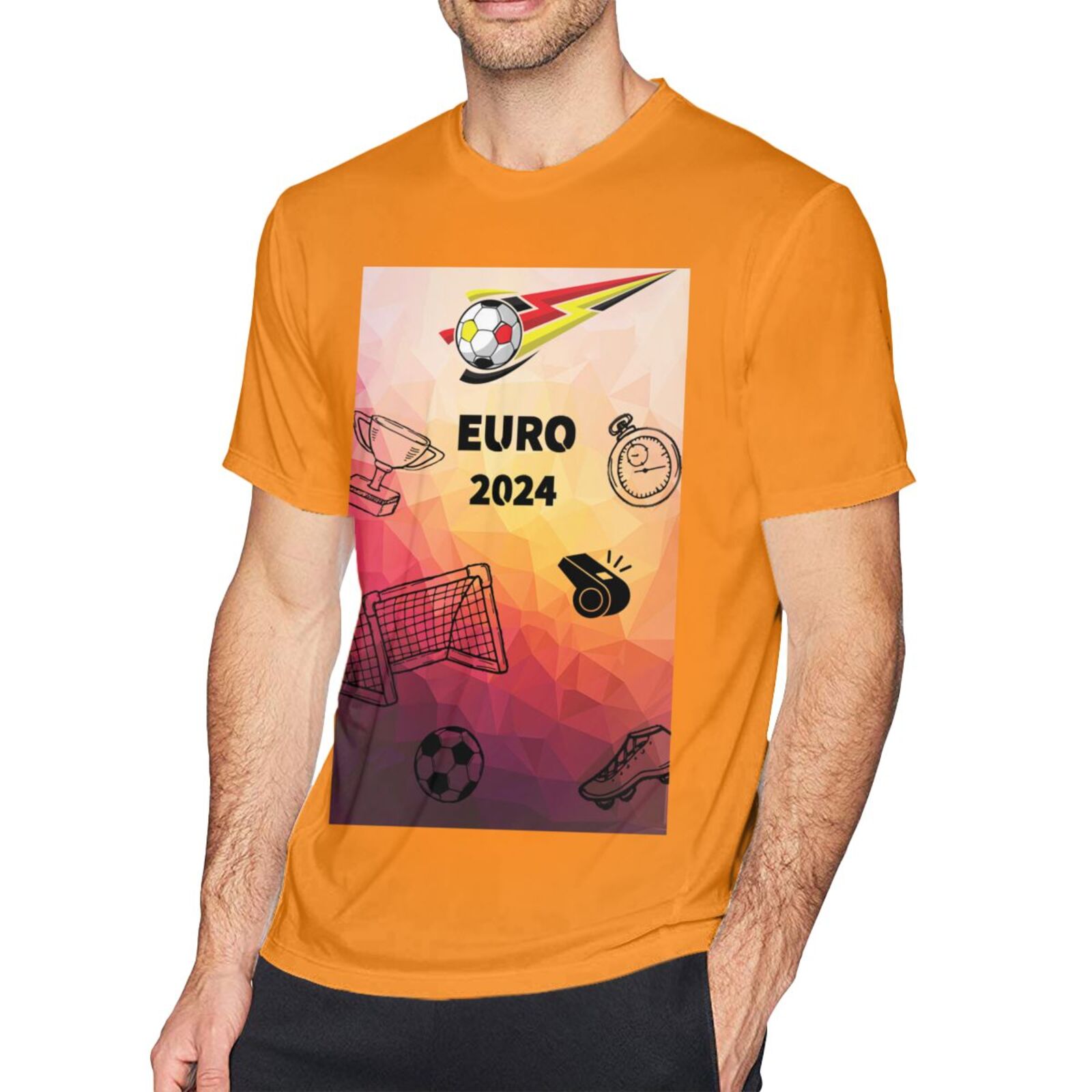 Men's Germany EURO 2024 Basic Short Sleeve T-Shirt BST1771