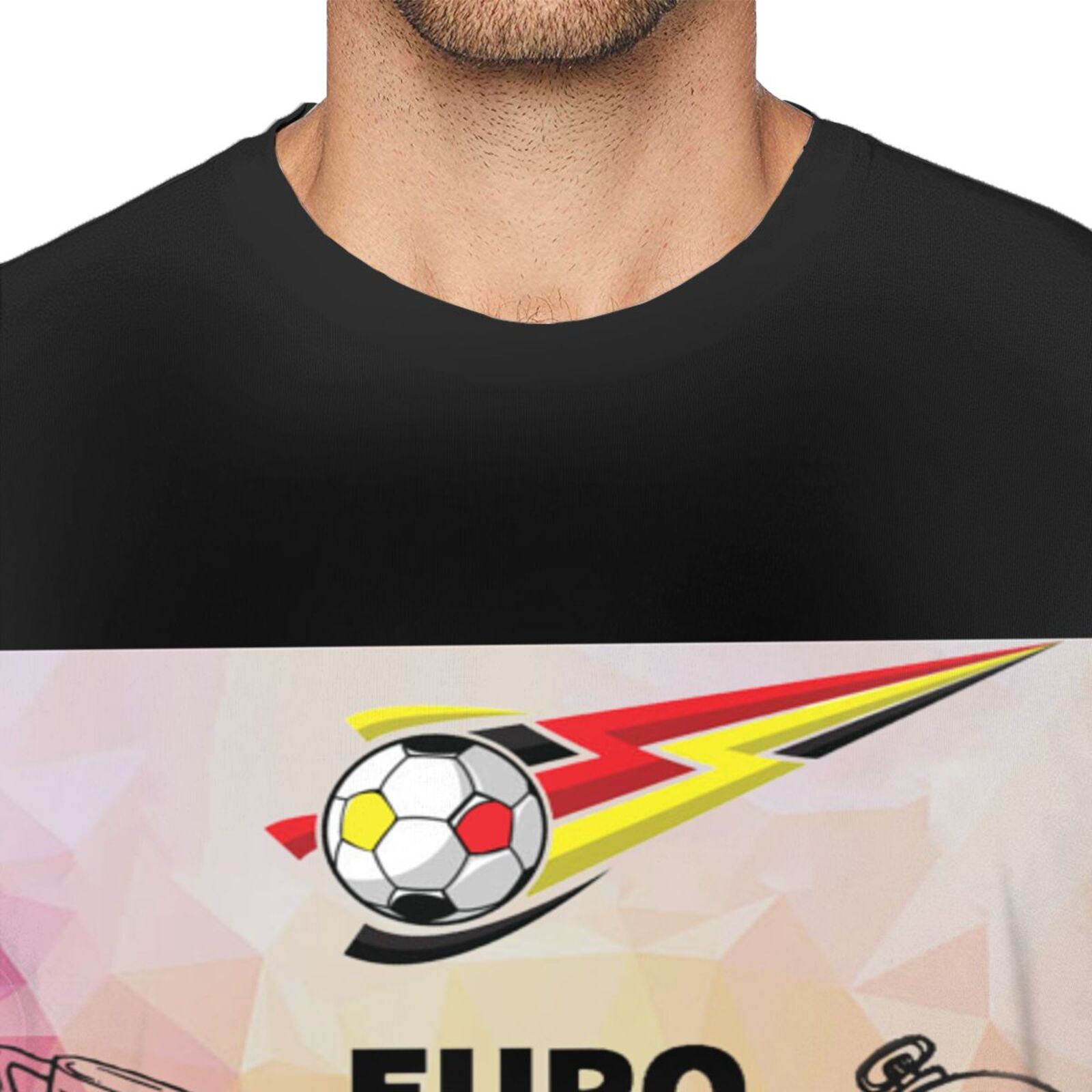 Men's Germany EURO 2024 Basic Short Sleeve T-Shirt BST1771