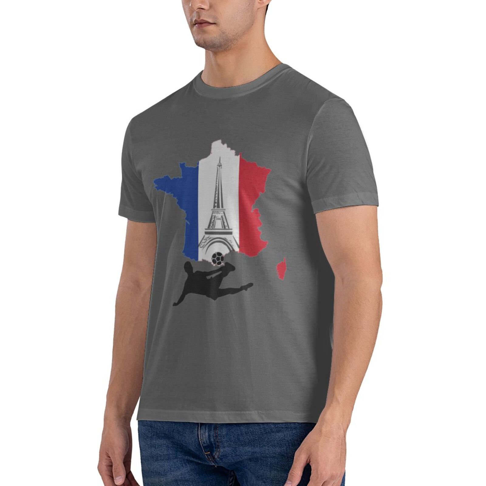 Men's France EURO 2024 Basic Short Sleeve T-Shirt BST1772