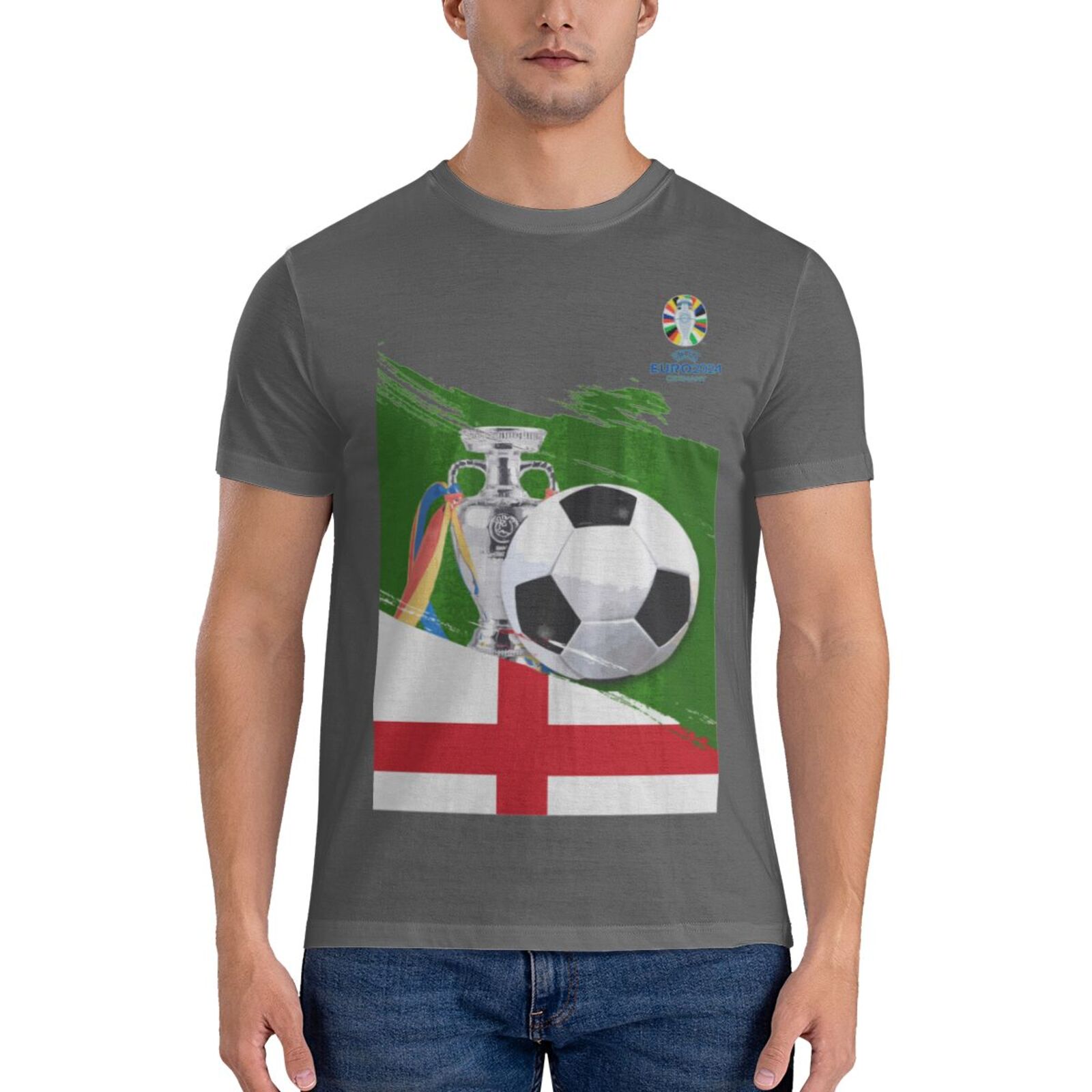 Men's England EURO 2024 Basic Short Sleeve T-Shirt BST1681