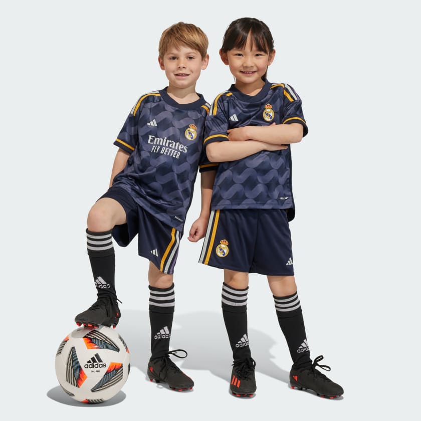 Kid's Real Madrid Away Jersey+Shorts 23/24