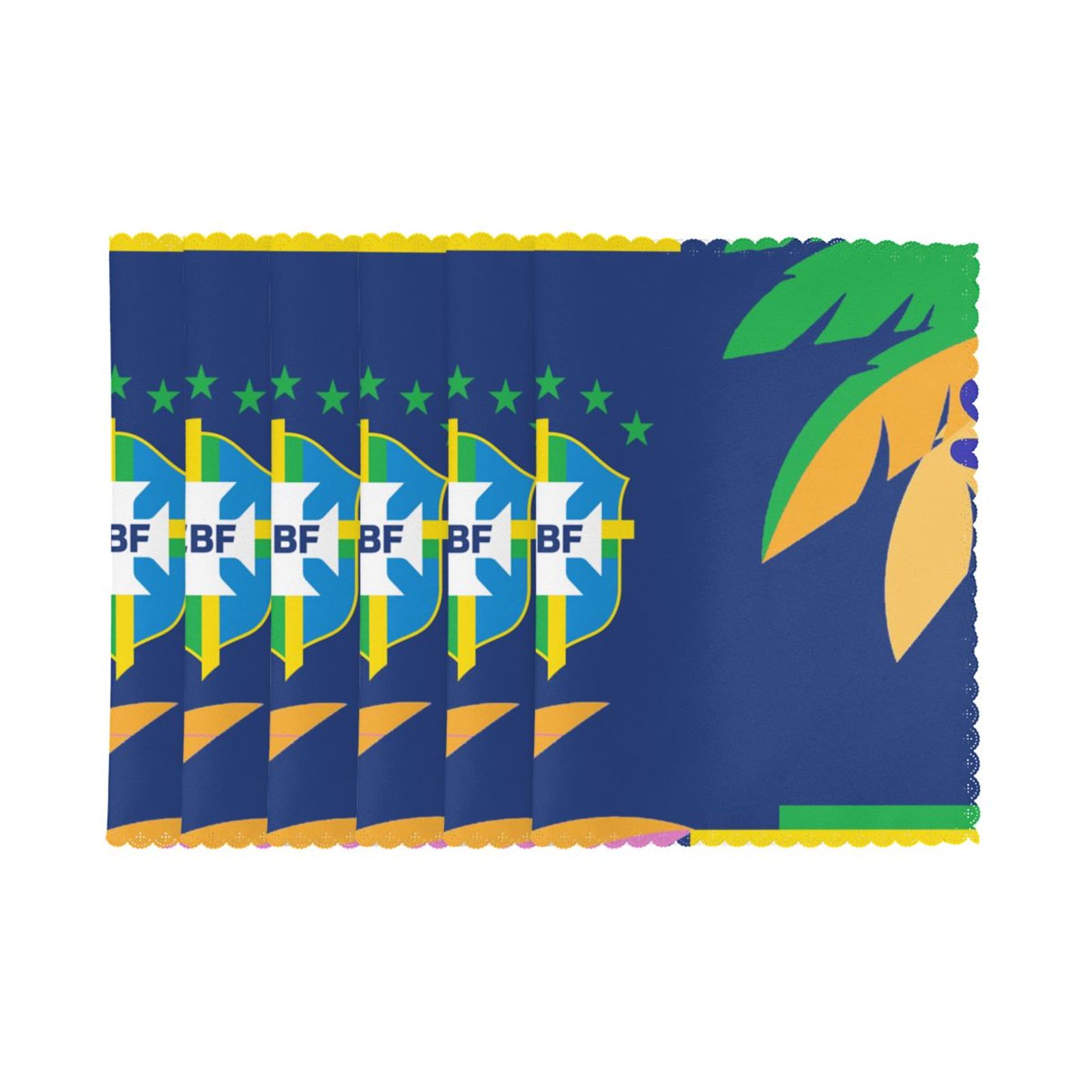 Brazil Placemat Set Of 6 PFD2299