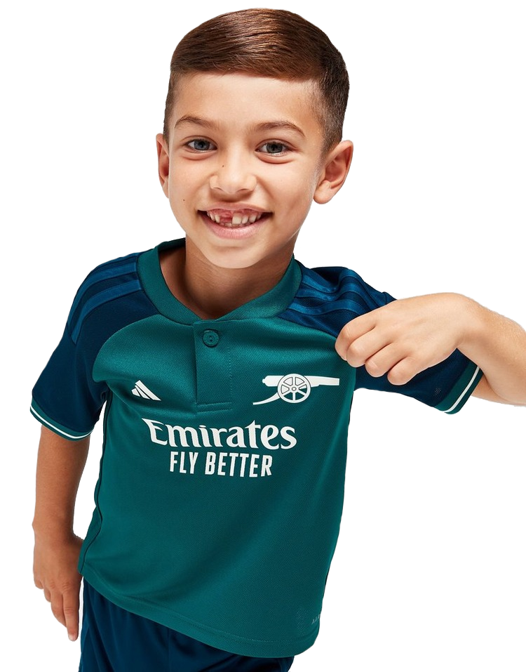 Kid's Arsenal Third Jersey+Shorts 23/24