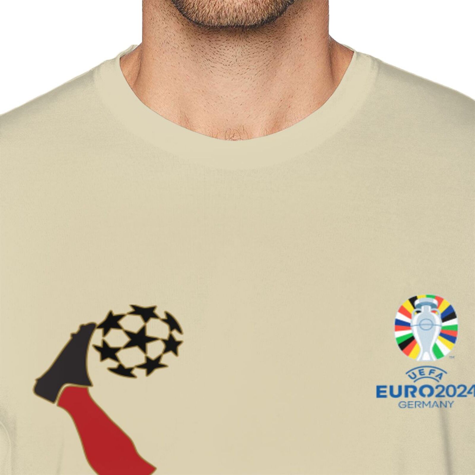 Men's Spain EURO 2024 Basic Short Sleeve T-Shirt BST1724