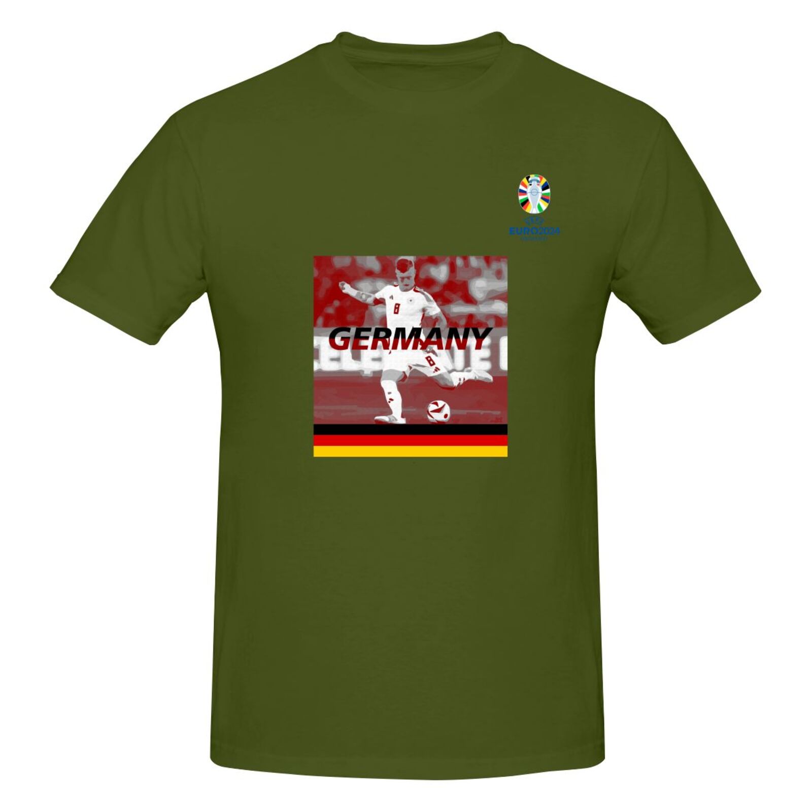 Men's Germany EURO 2024 Basic Short Sleeve T-Shirt BST1704