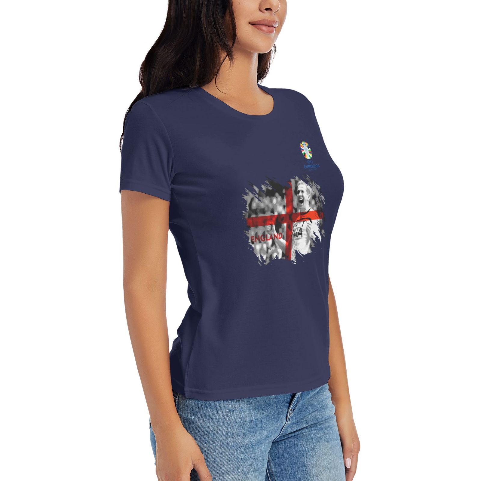Woman's England EURO 2024 Basic Short Sleeve T-Shirt WBT1712